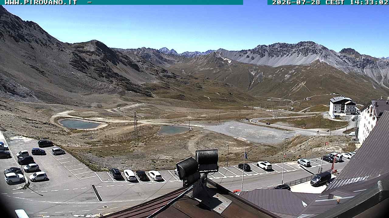 Archiv Foto Webcam Passhöhe Stilfserjoch, Valle del Braulio