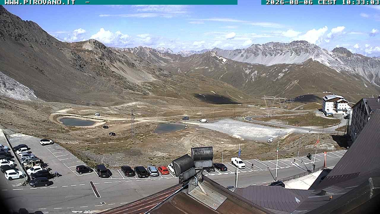 Archiv Foto Webcam Passhöhe Stilfserjoch, Valle del Braulio