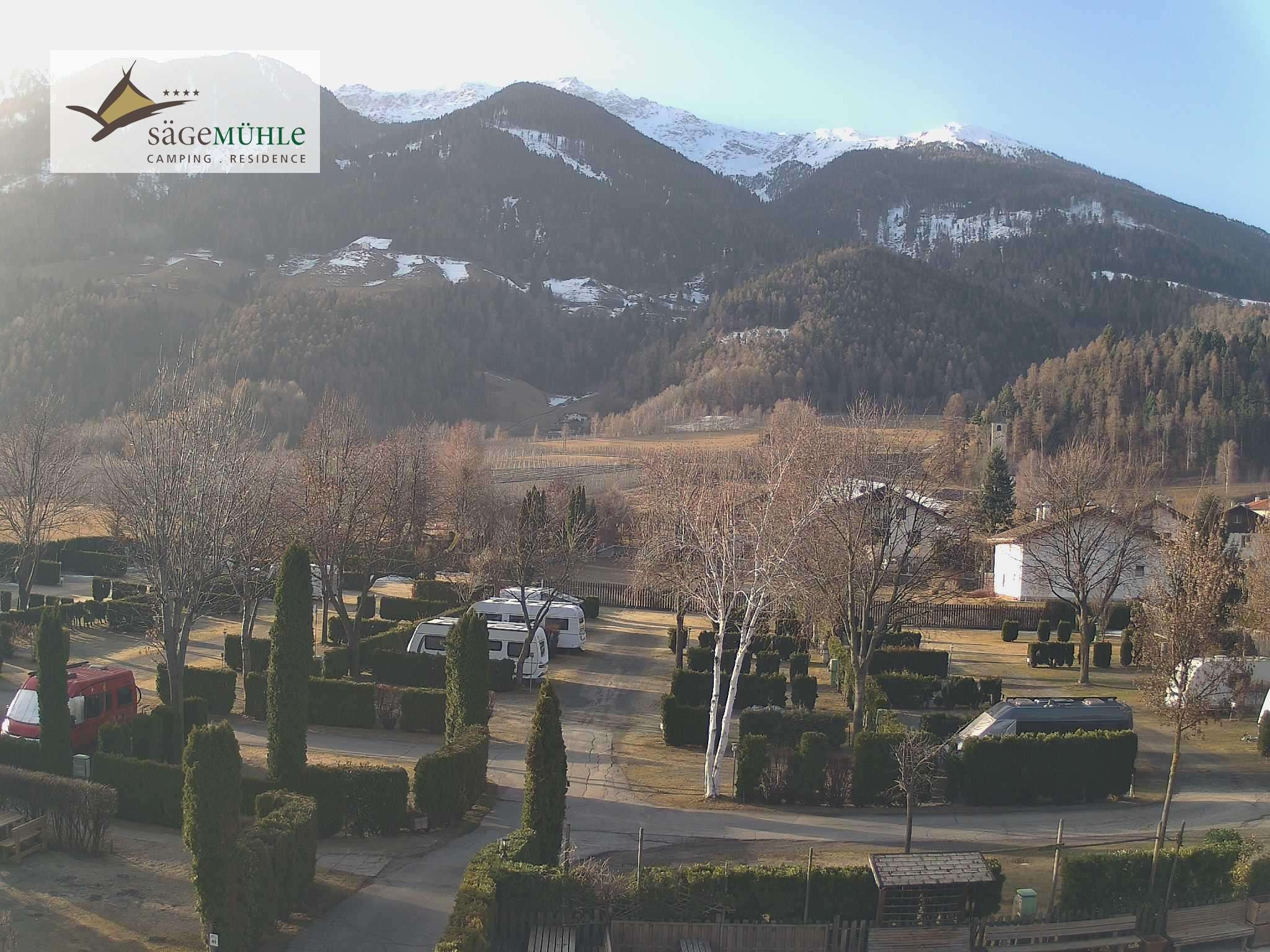 Archiv Foto Webcam Prad Stilfserjoch: Campingplatz Sägemühle