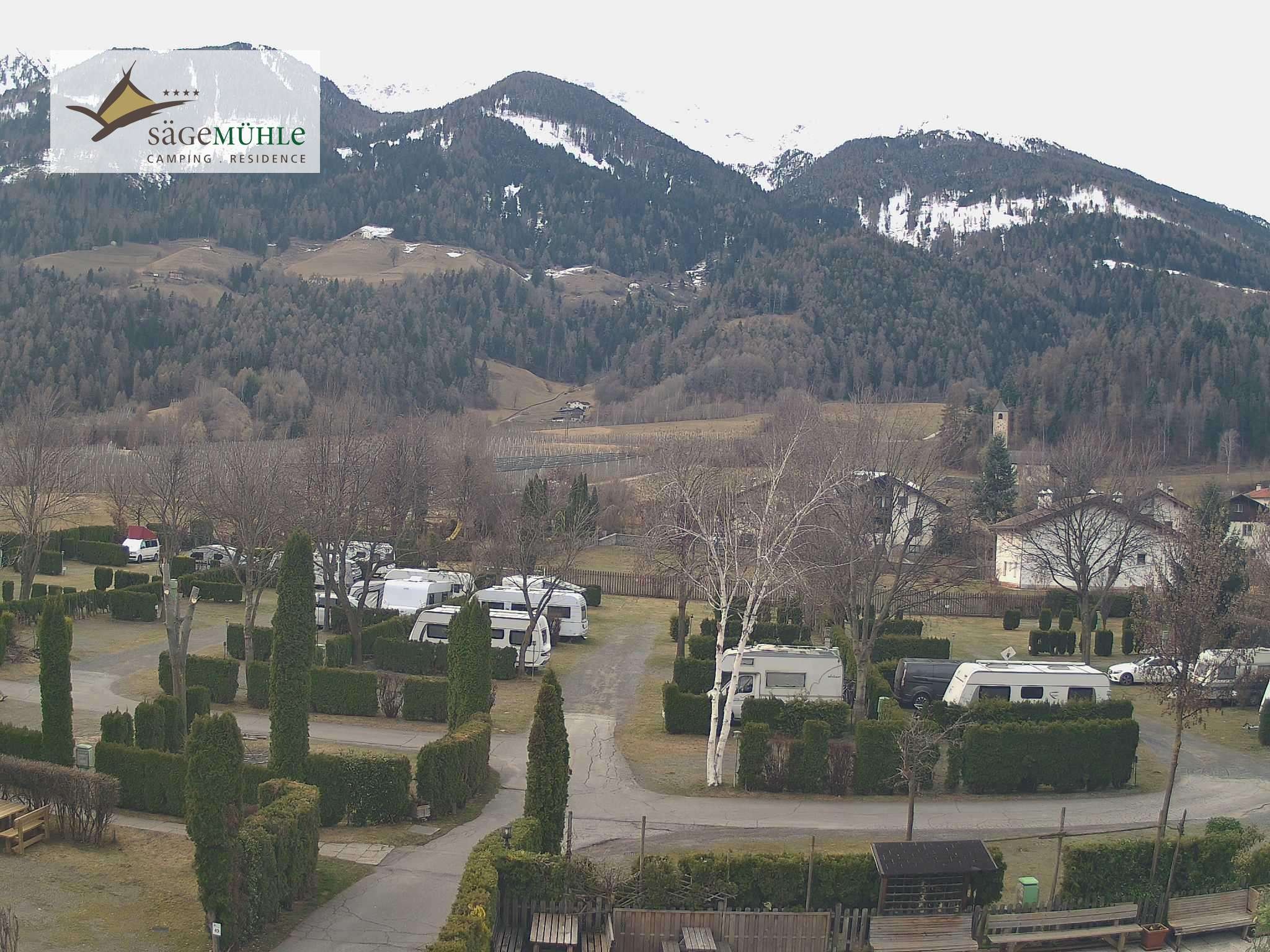 Archiv Foto Webcam Prad Stilfserjoch: Campingplatz Sägemühle