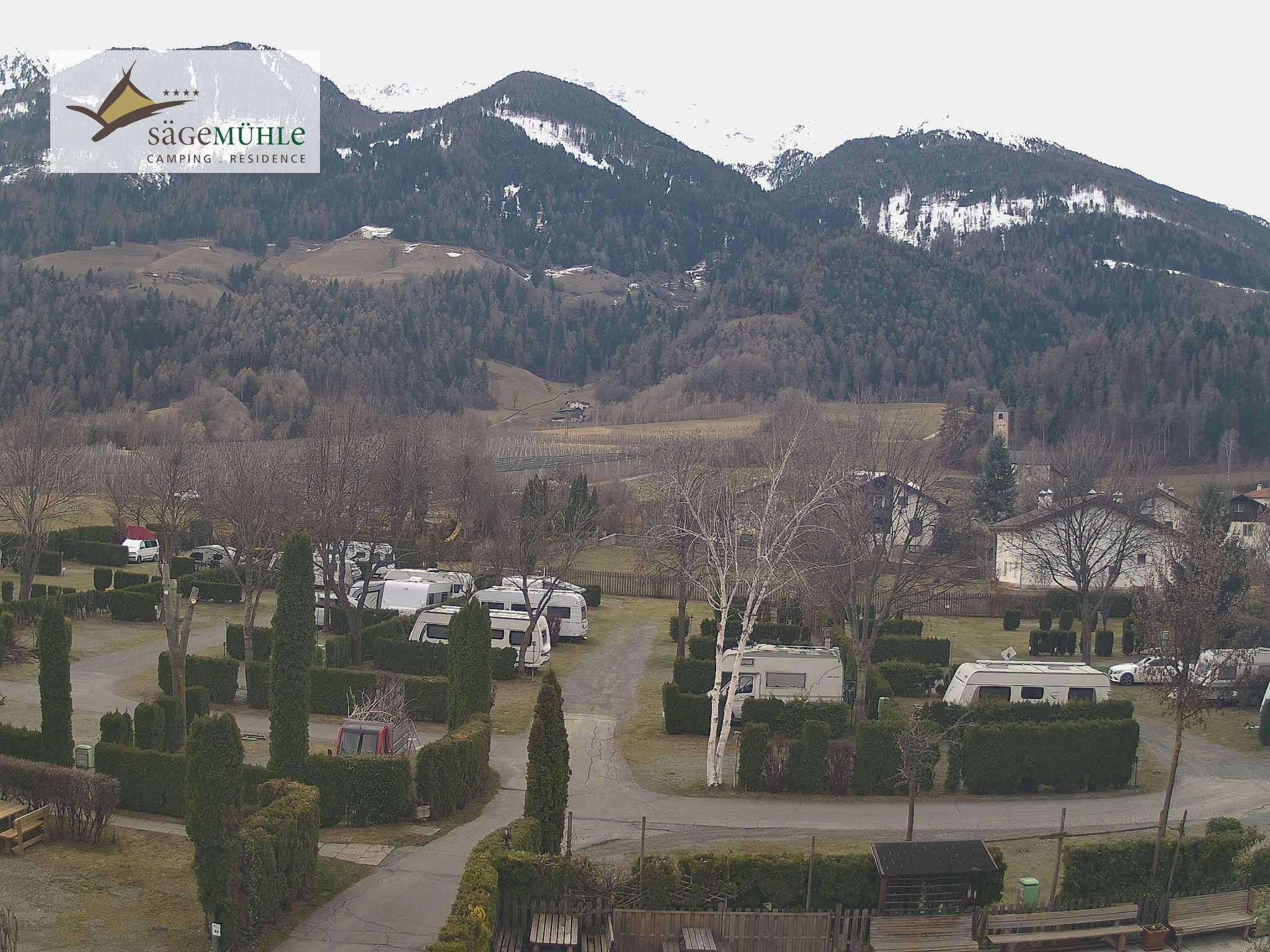 Archiv Foto Webcam Prad Stilfserjoch: Campingplatz Sägemühle