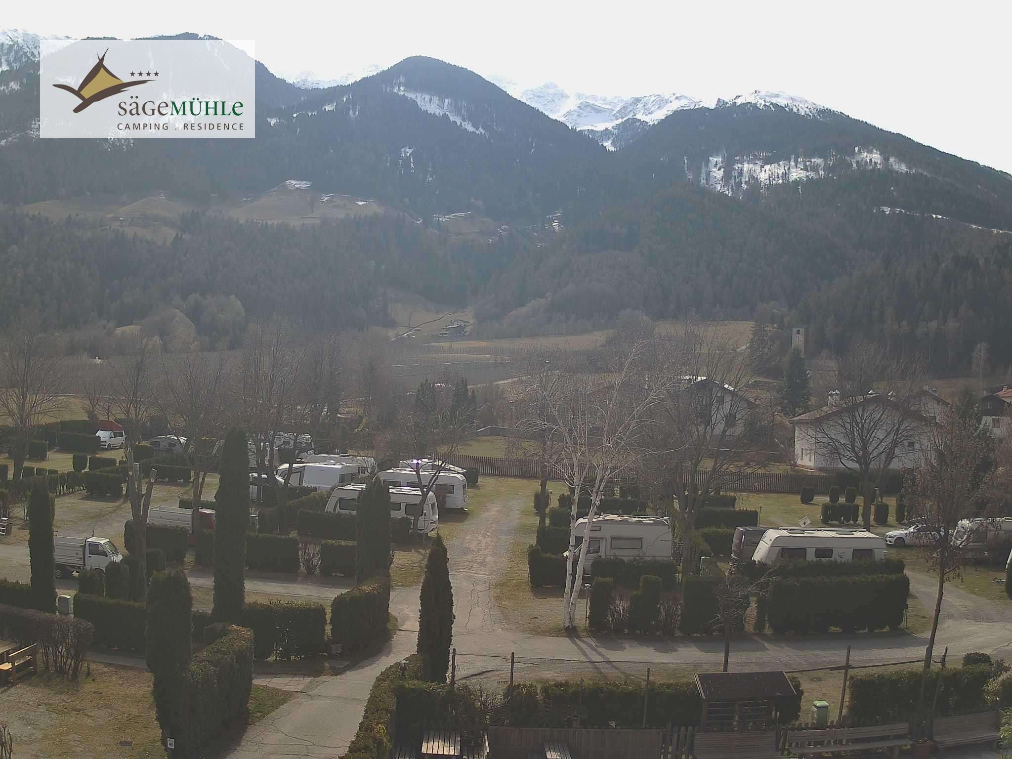 Archiv Foto Webcam Prad Stilfserjoch: Campingplatz Sägemühle