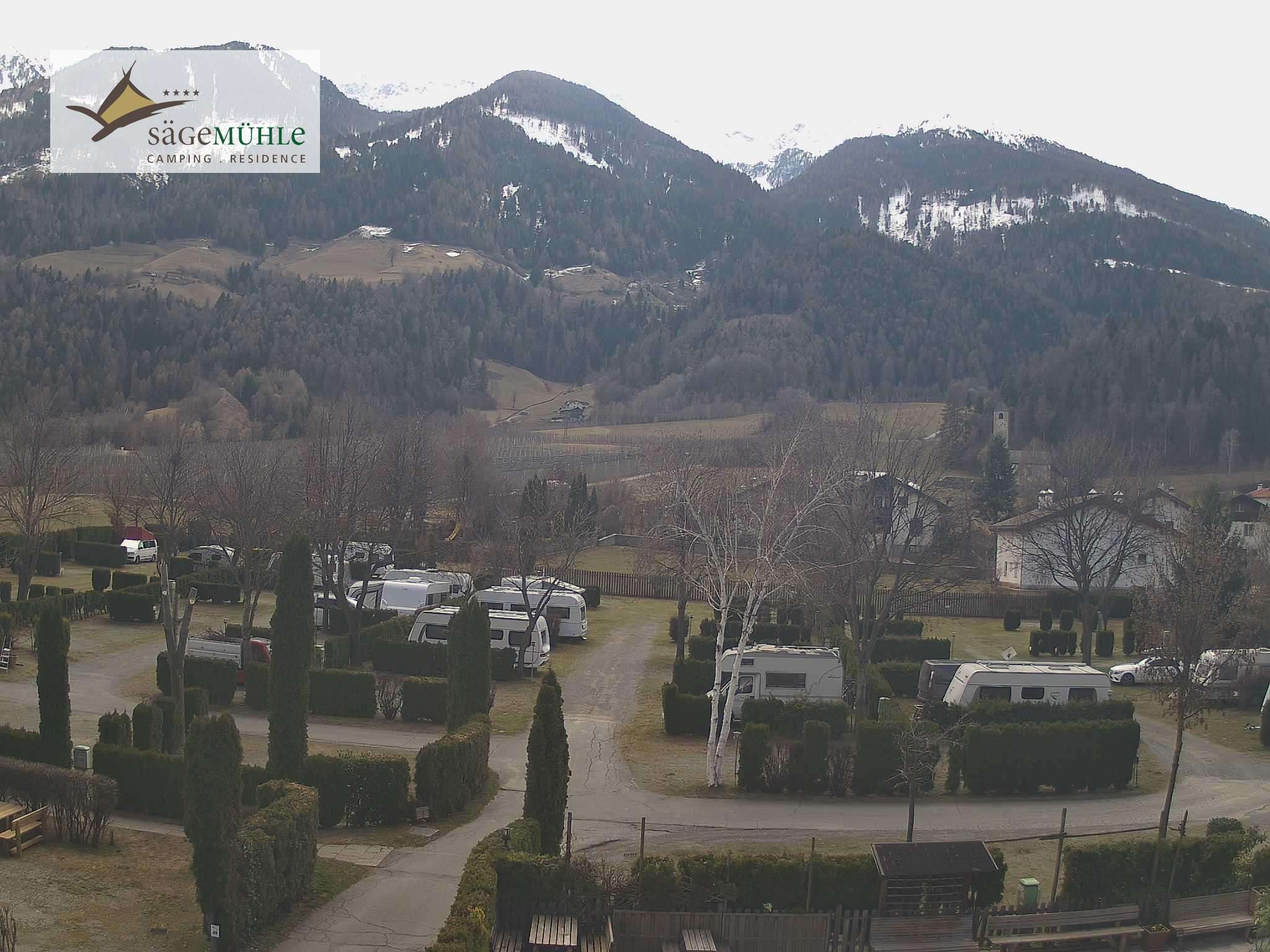 Archiv Foto Webcam Prad Stilfserjoch: Campingplatz Sägemühle