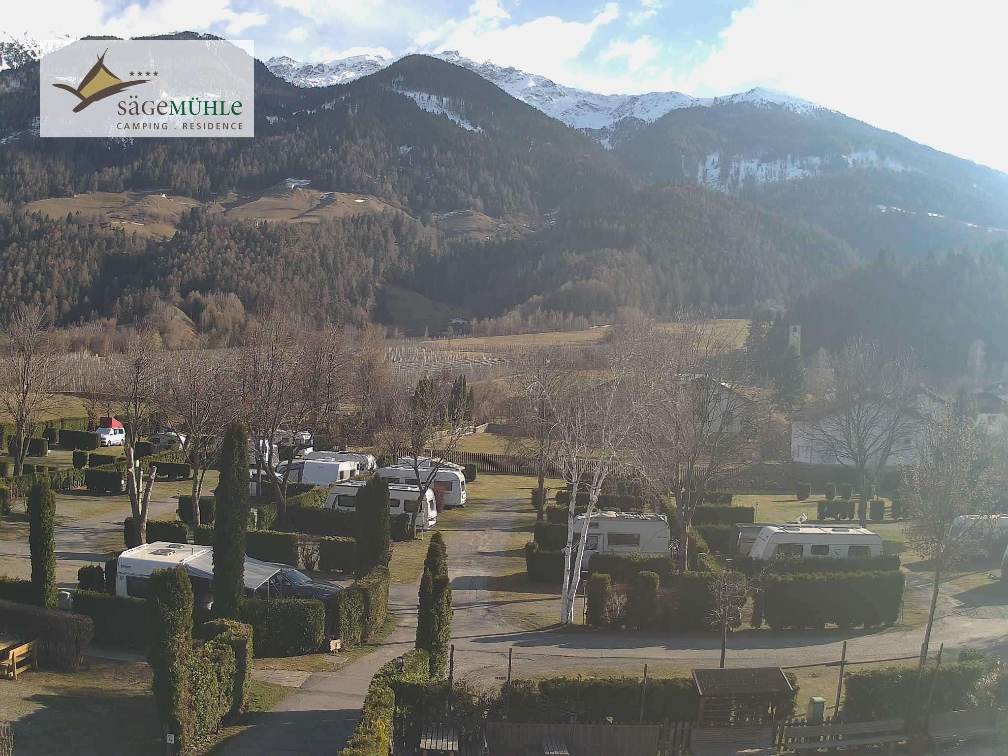 Archiv Foto Webcam Prad Stilfserjoch: Campingplatz Sägemühle