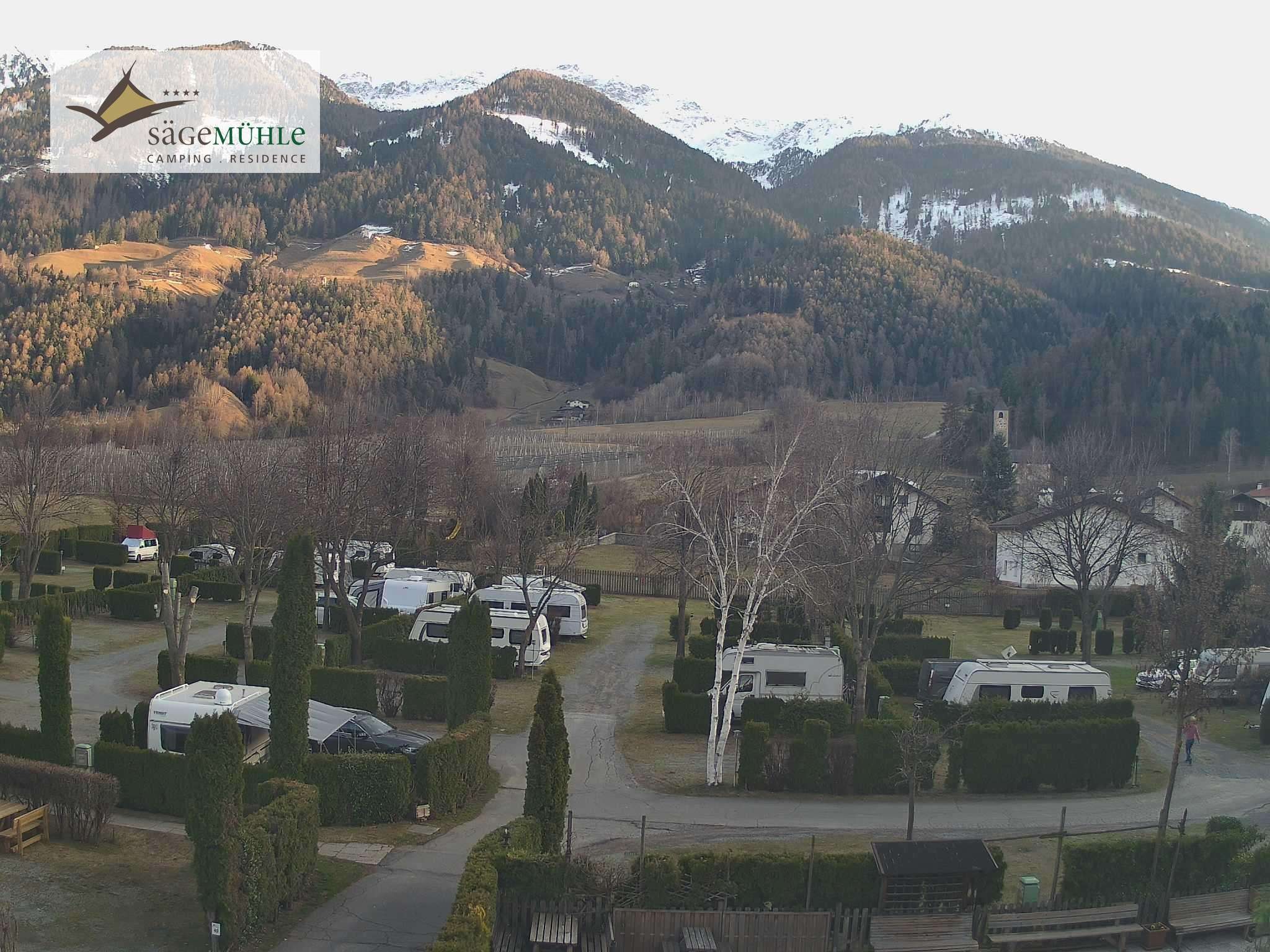 Archiv Foto Webcam Prad Stilfserjoch: Campingplatz Sägemühle