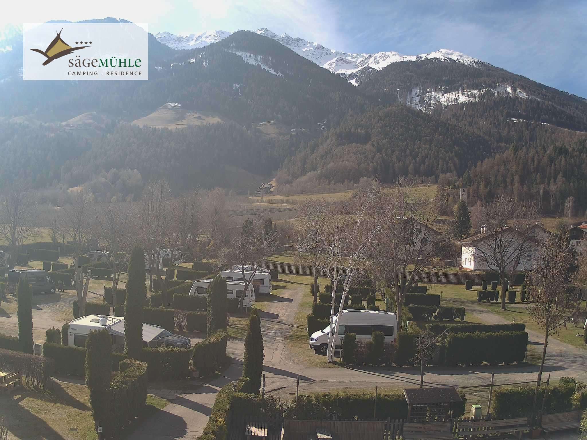 Archiv Foto Webcam Prad Stilfserjoch: Campingplatz Sägemühle