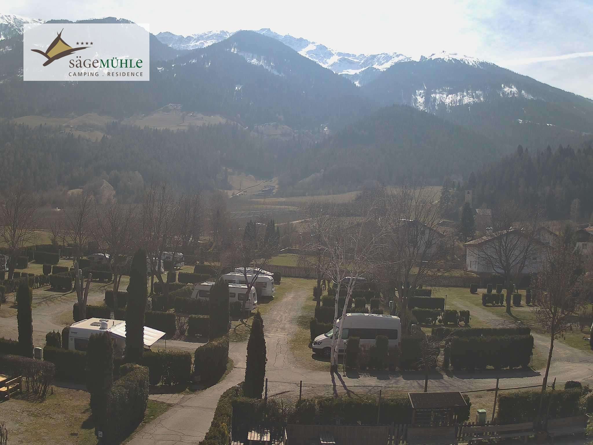 Archiv Foto Webcam Prad Stilfserjoch: Campingplatz Sägemühle