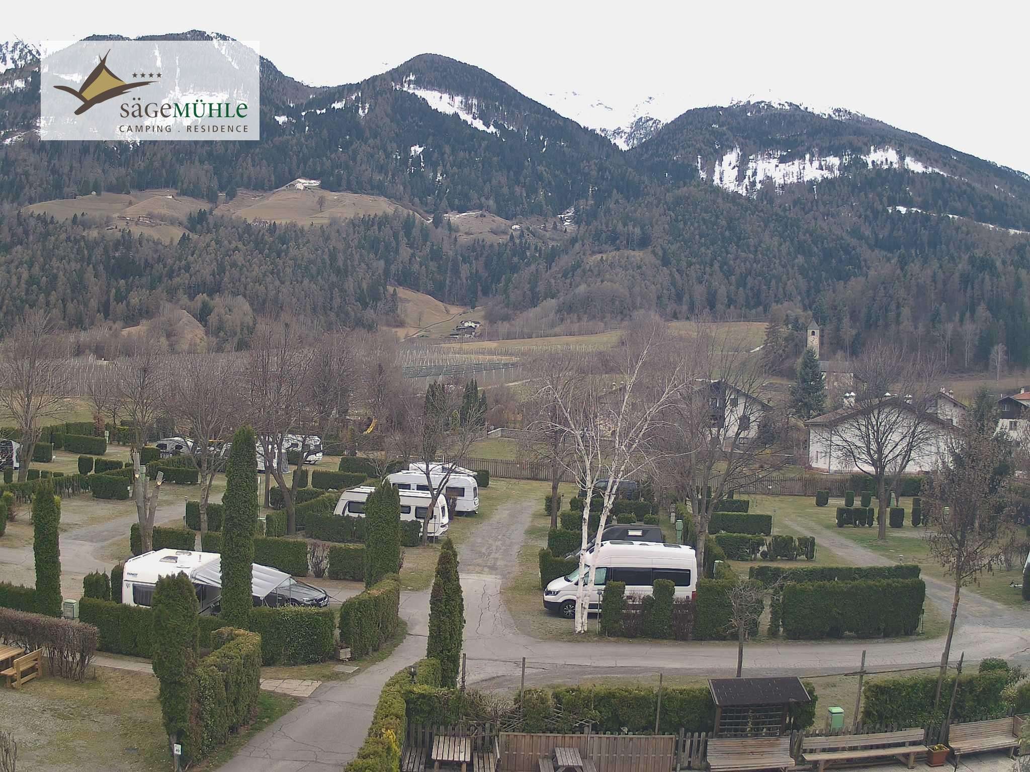 Archiv Foto Webcam Prad Stilfserjoch: Campingplatz Sägemühle