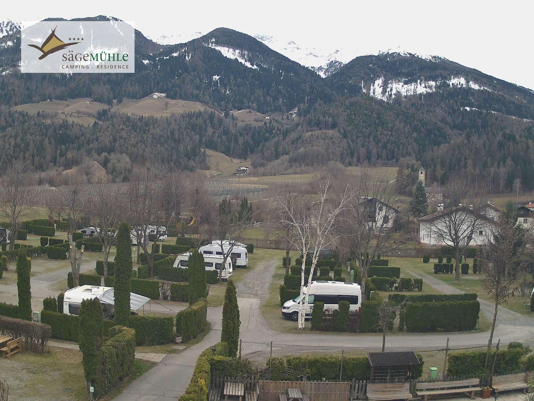 Archiv Foto Webcam Prad Stilfserjoch: Campingplatz Sägemühle