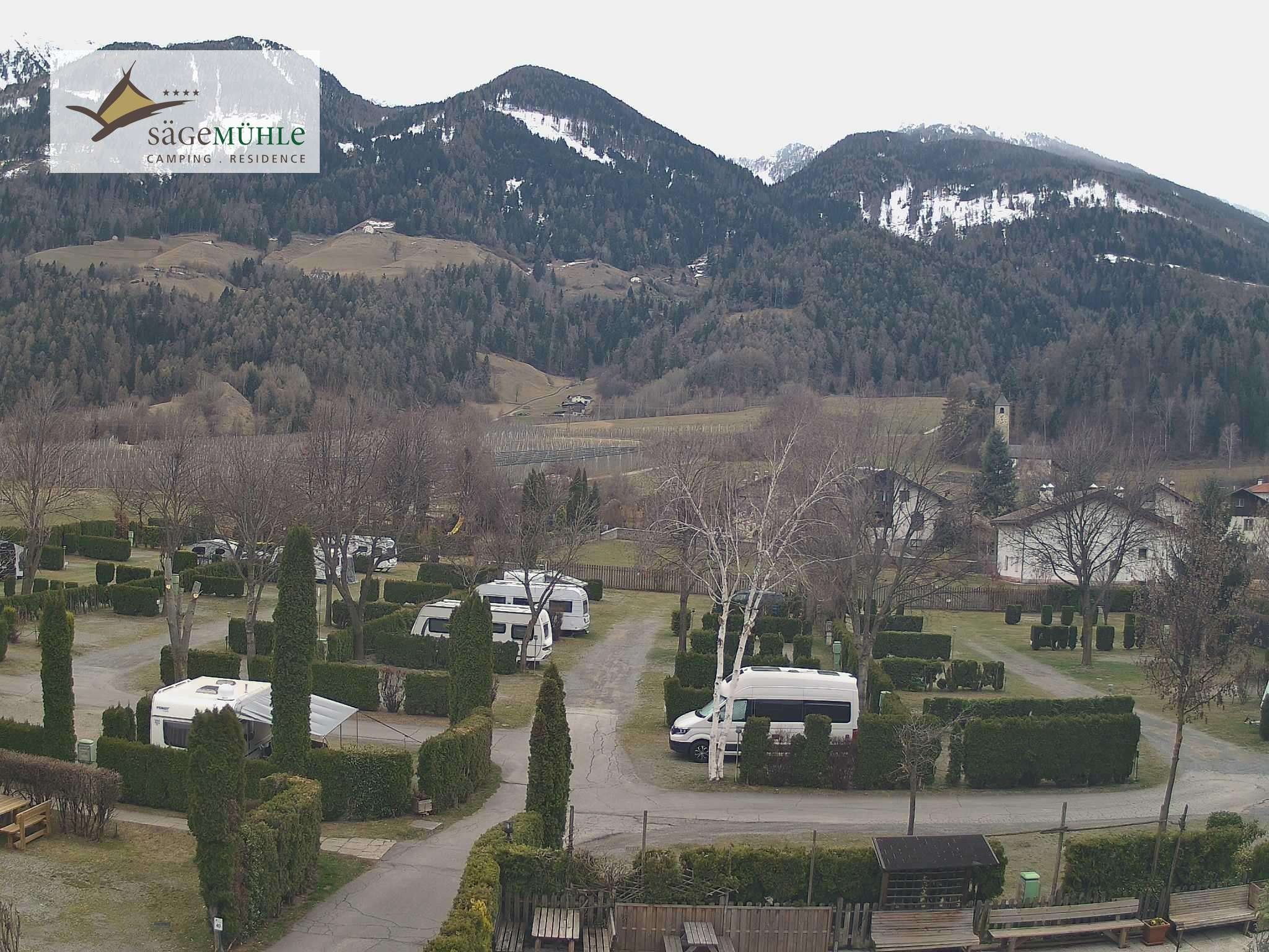 Archiv Foto Webcam Prad Stilfserjoch: Campingplatz Sägemühle