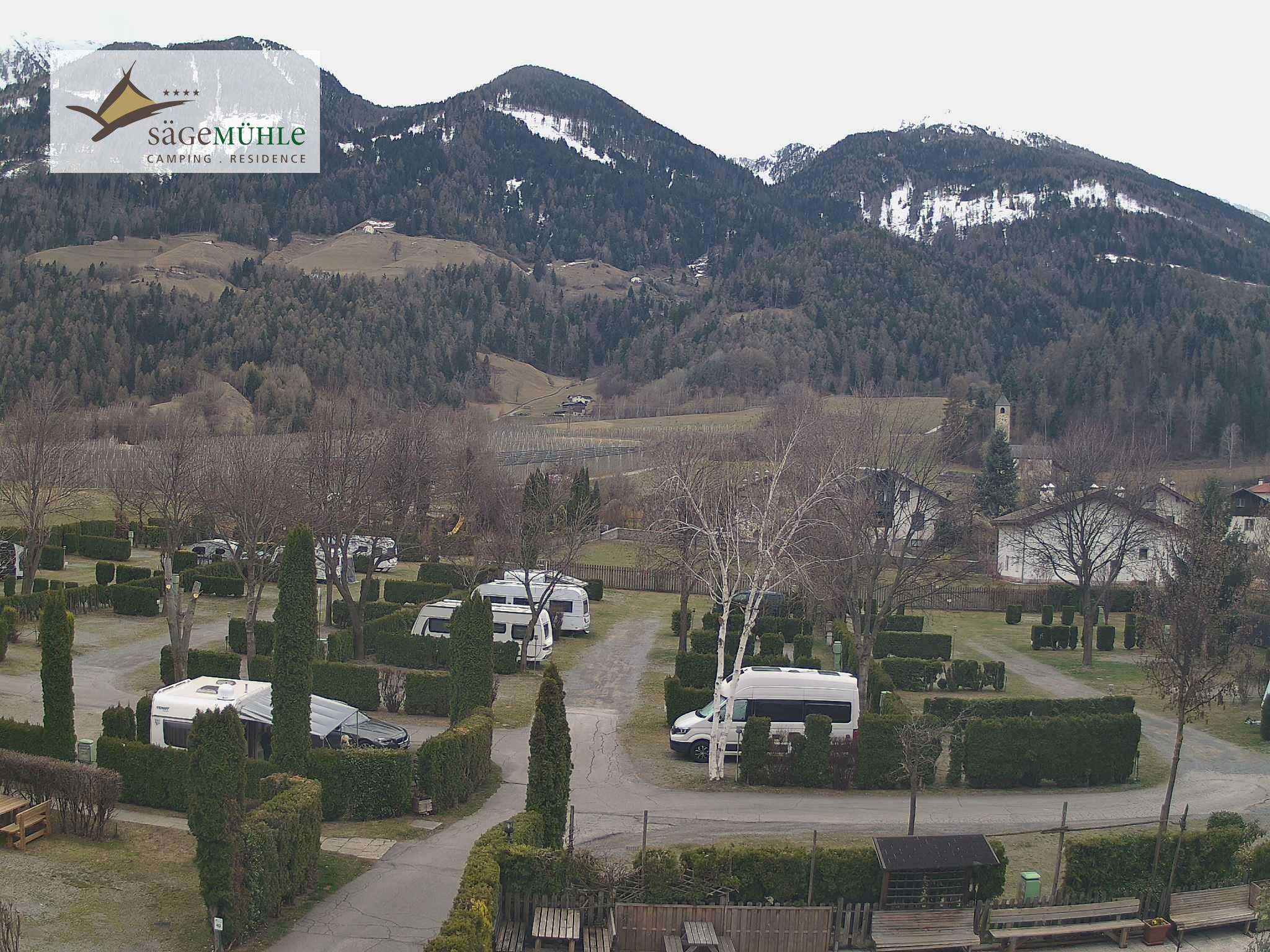 Archiv Foto Webcam Prad Stilfserjoch: Campingplatz Sägemühle