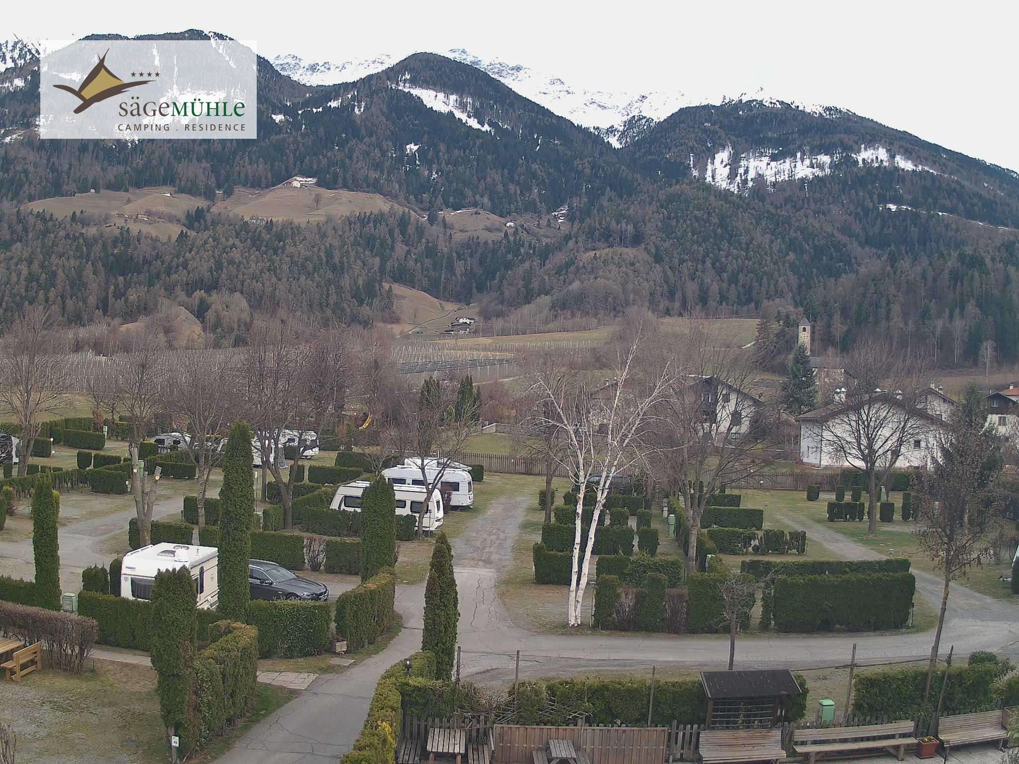 Archiv Foto Webcam Prad Stilfserjoch: Campingplatz Sägemühle