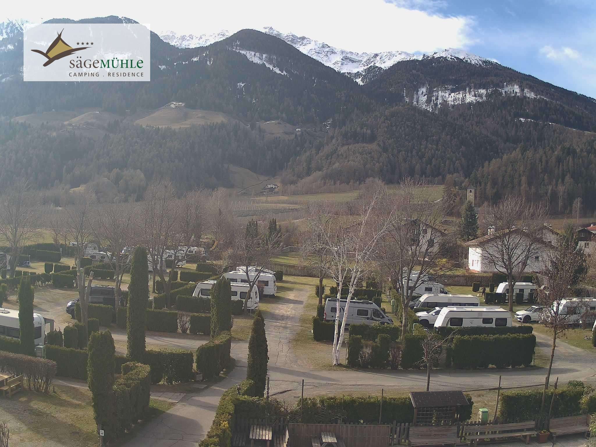 Archiv Foto Webcam Prad Stilfserjoch: Campingplatz Sägemühle