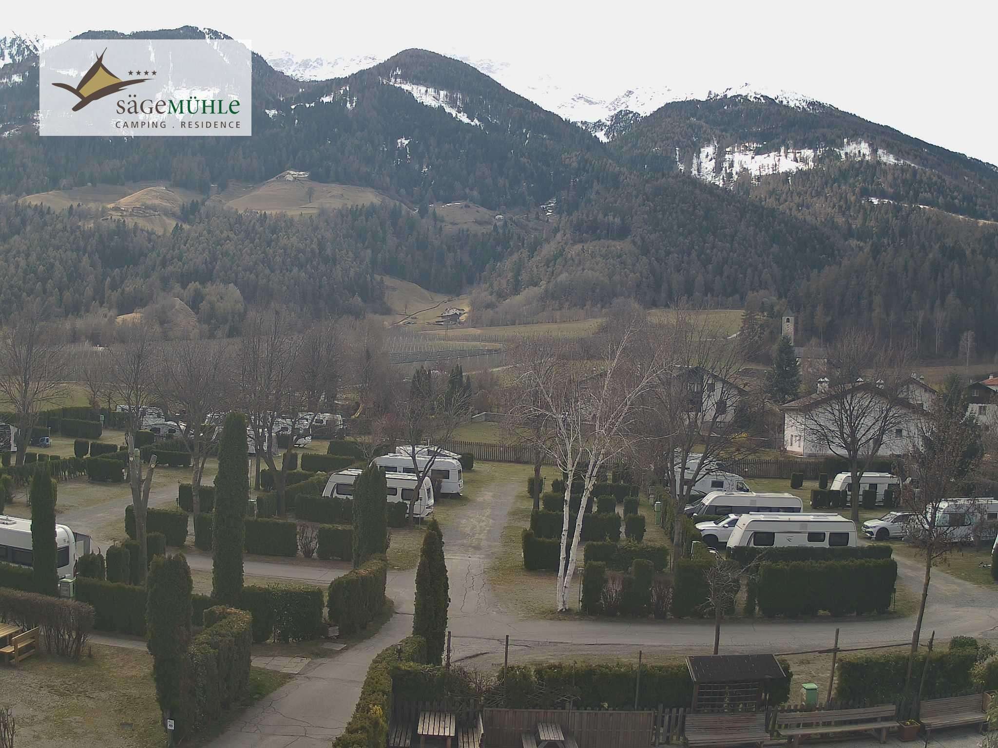 Archiv Foto Webcam Prad Stilfserjoch: Campingplatz Sägemühle