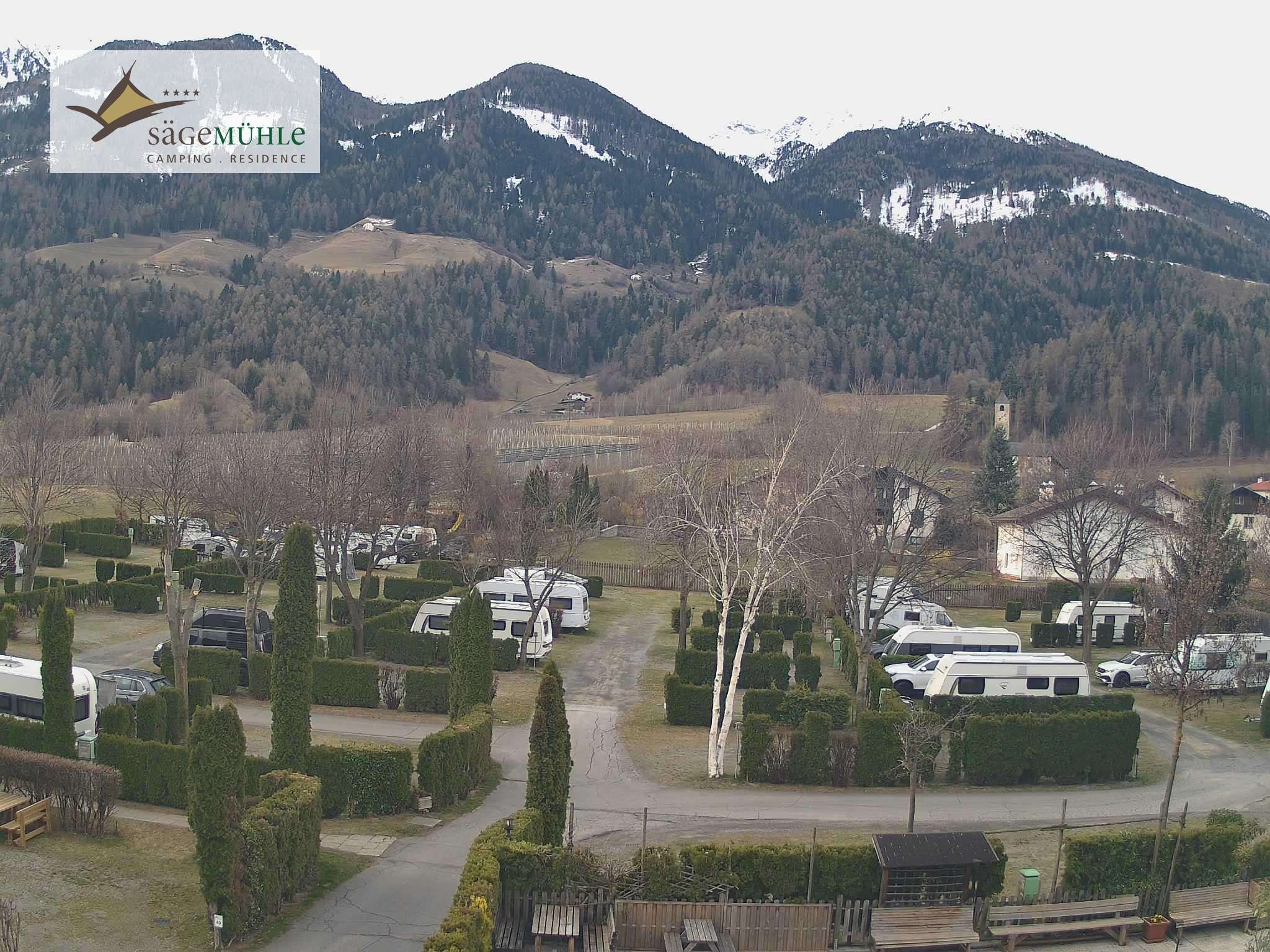 Archiv Foto Webcam Prad Stilfserjoch: Campingplatz Sägemühle