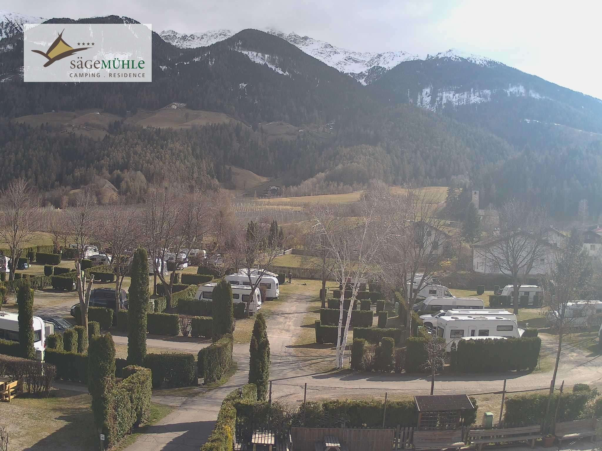 Archiv Foto Webcam Prad Stilfserjoch: Campingplatz Sägemühle