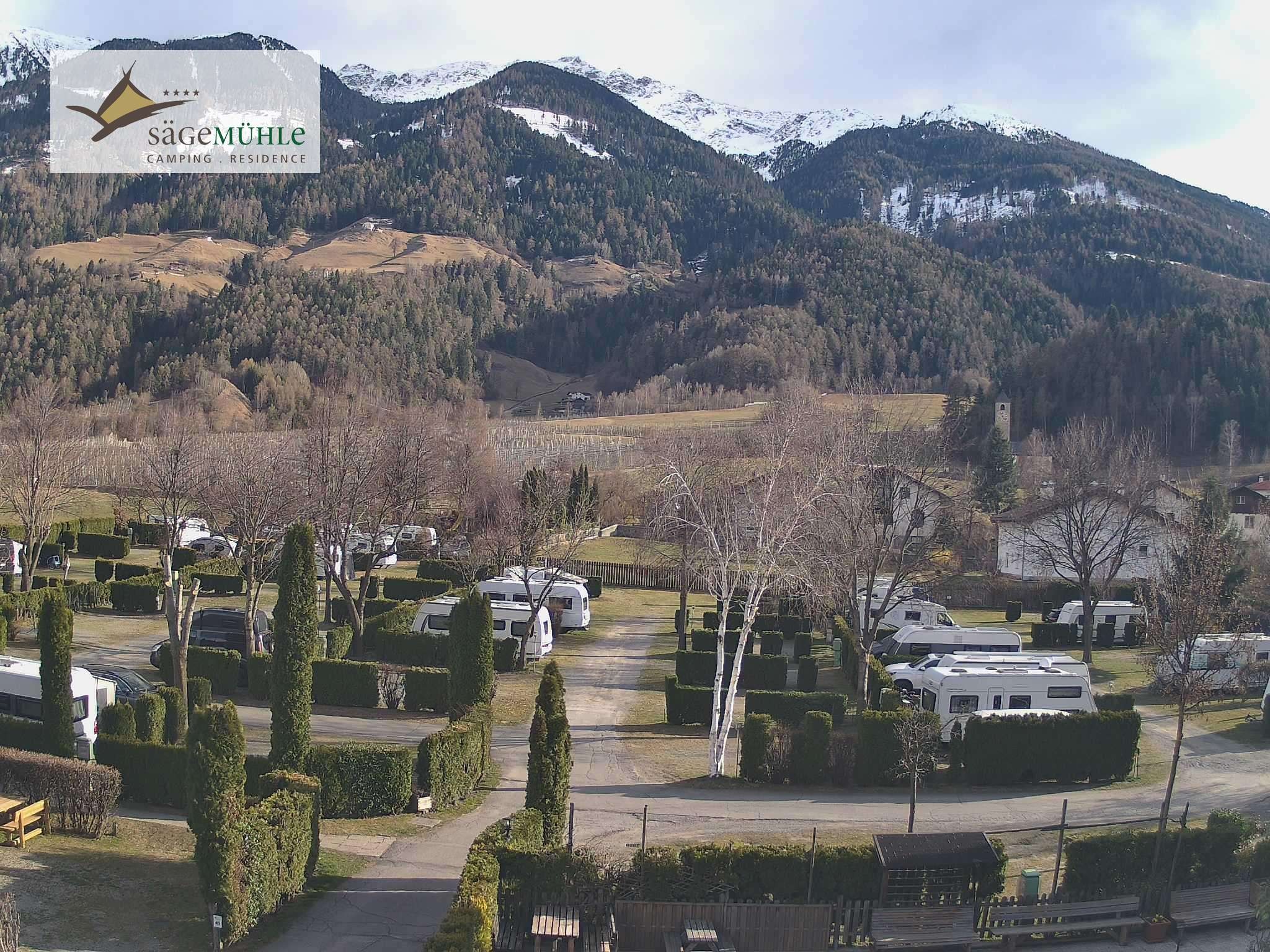 Archiv Foto Webcam Prad Stilfserjoch: Campingplatz Sägemühle