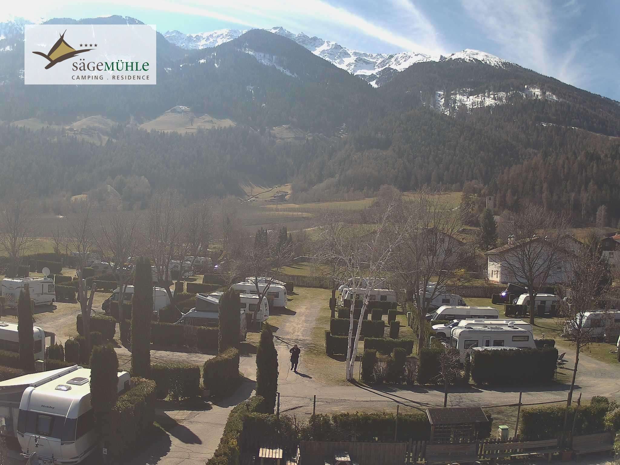 Archiv Foto Webcam Prad Stilfserjoch: Campingplatz Sägemühle