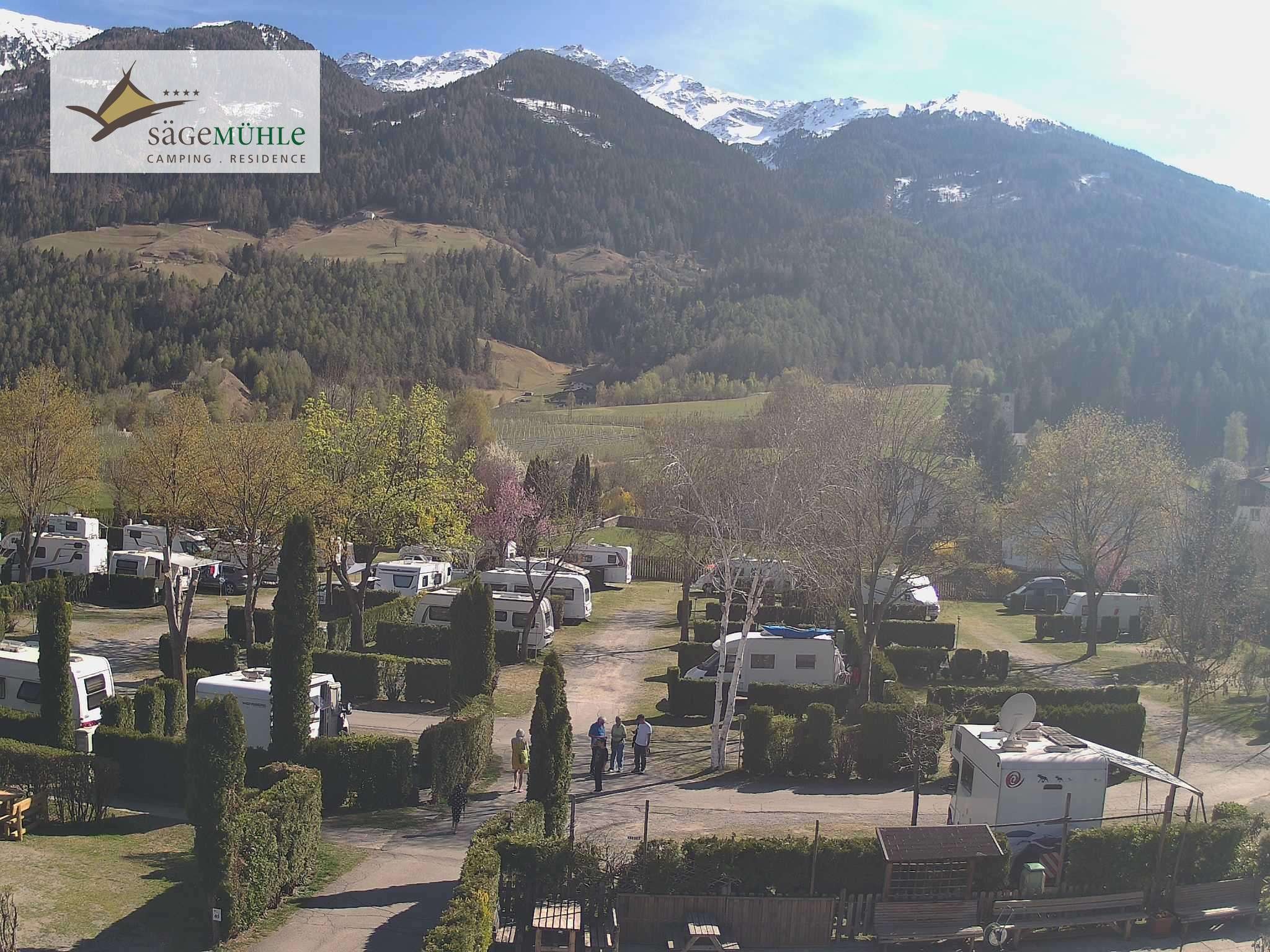 Archiv Foto Webcam Prad Stilfserjoch: Campingplatz Sägemühle