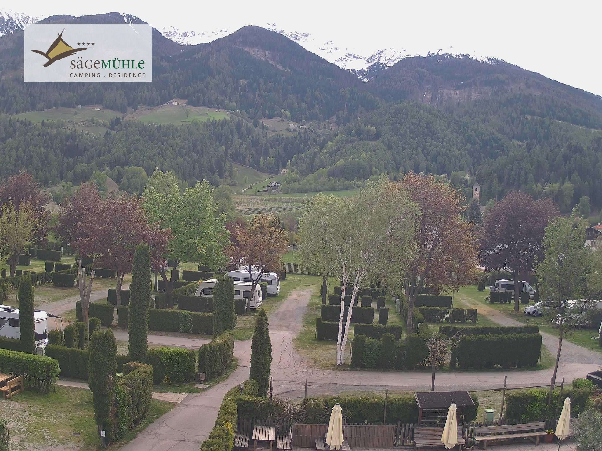 Archiv Foto Webcam Prad Stilfserjoch: Campingplatz Sägemühle