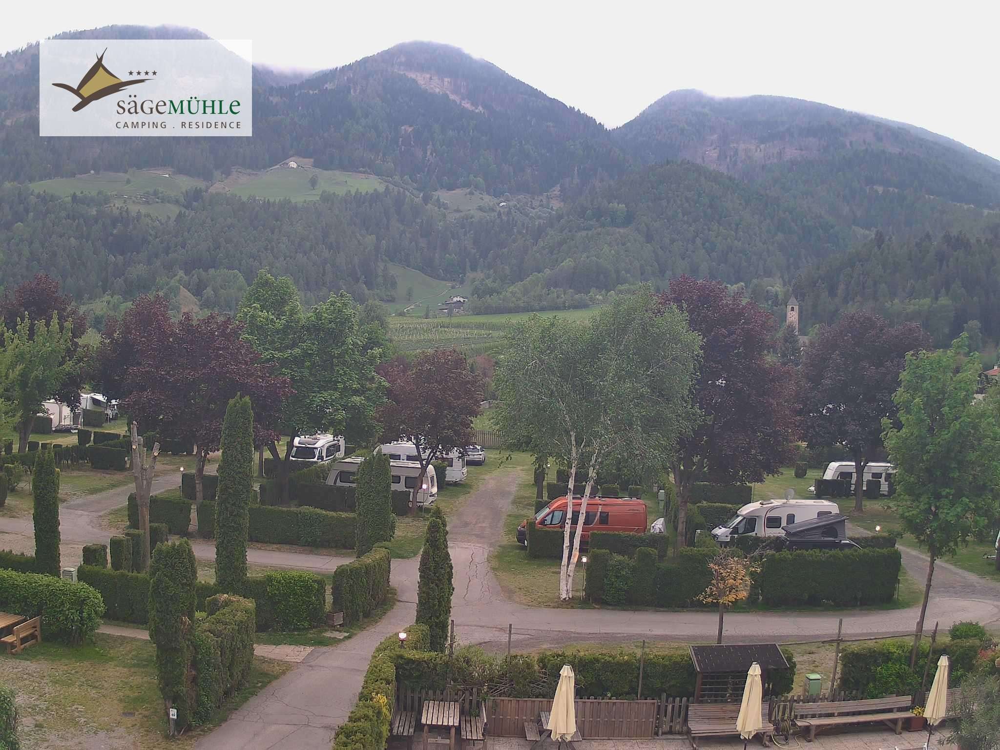 Archiv Foto Webcam Prad Stilfserjoch: Campingplatz Sägemühle