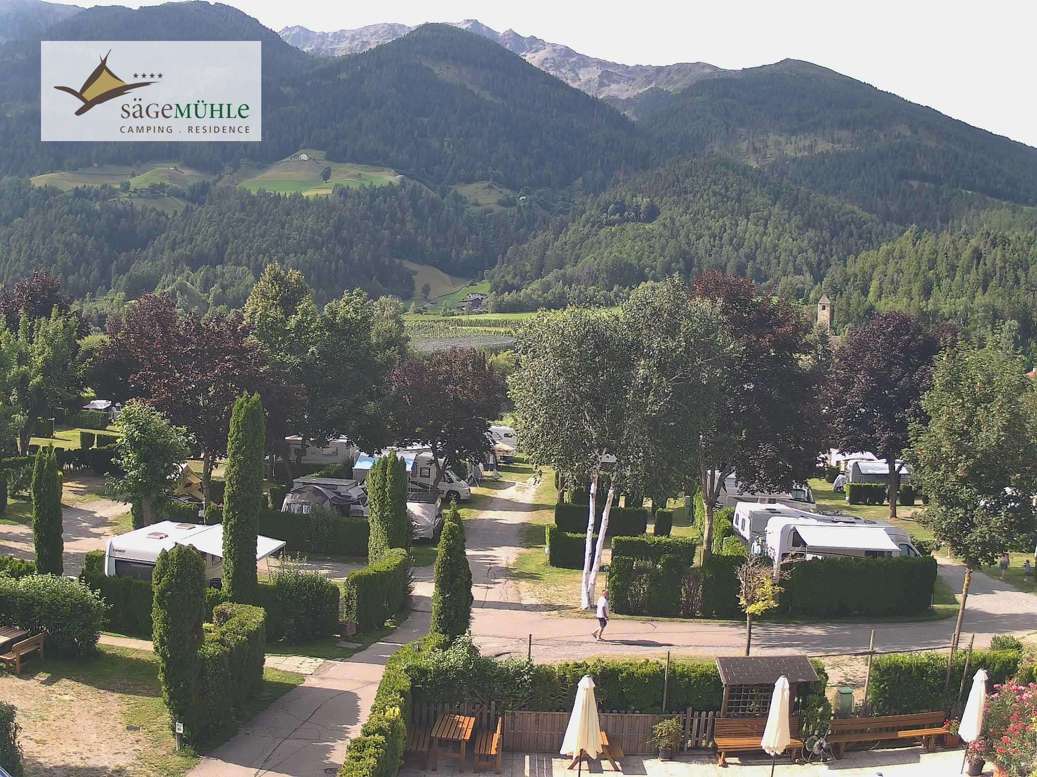 Archiv Foto Webcam Prad Stilfserjoch: Campingplatz Sägemühle