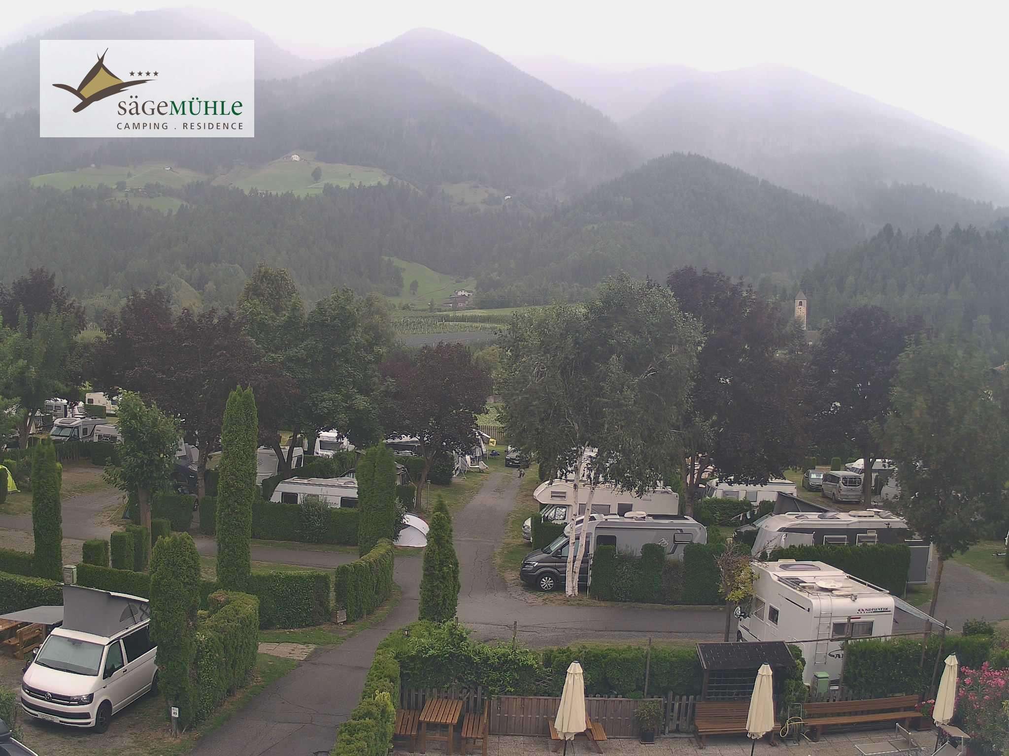 Archiv Foto Webcam Prad Stilfserjoch: Campingplatz Sägemühle