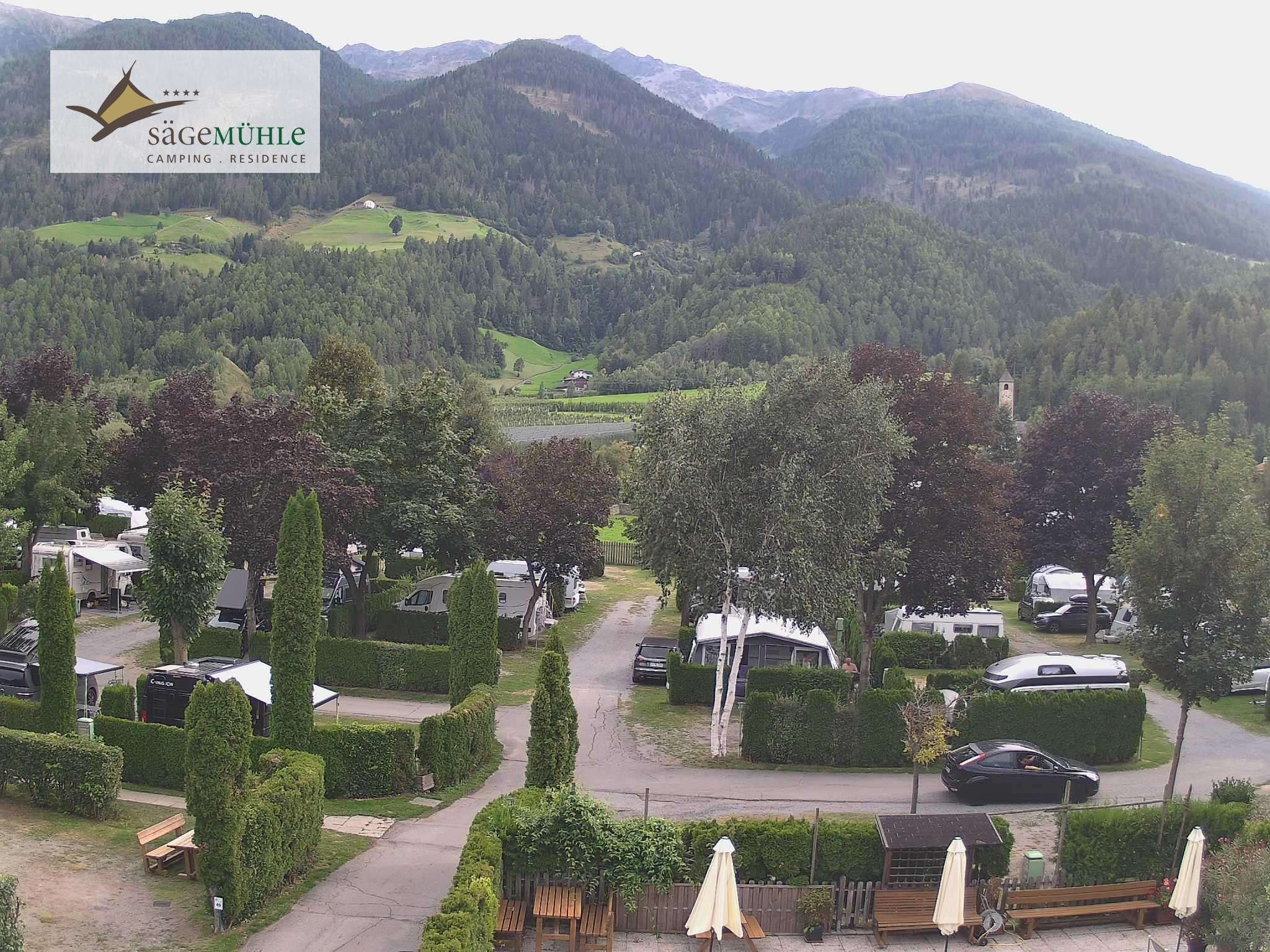 Archiv Foto Webcam Prad Stilfserjoch: Campingplatz Sägemühle