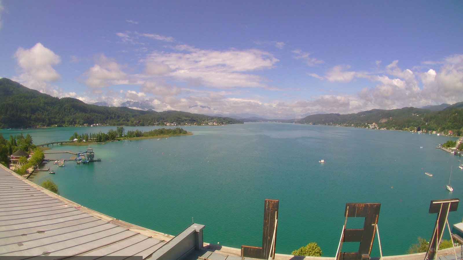 Archiv Foto Webcam Parkhotel Pörtschach am Wörthersee