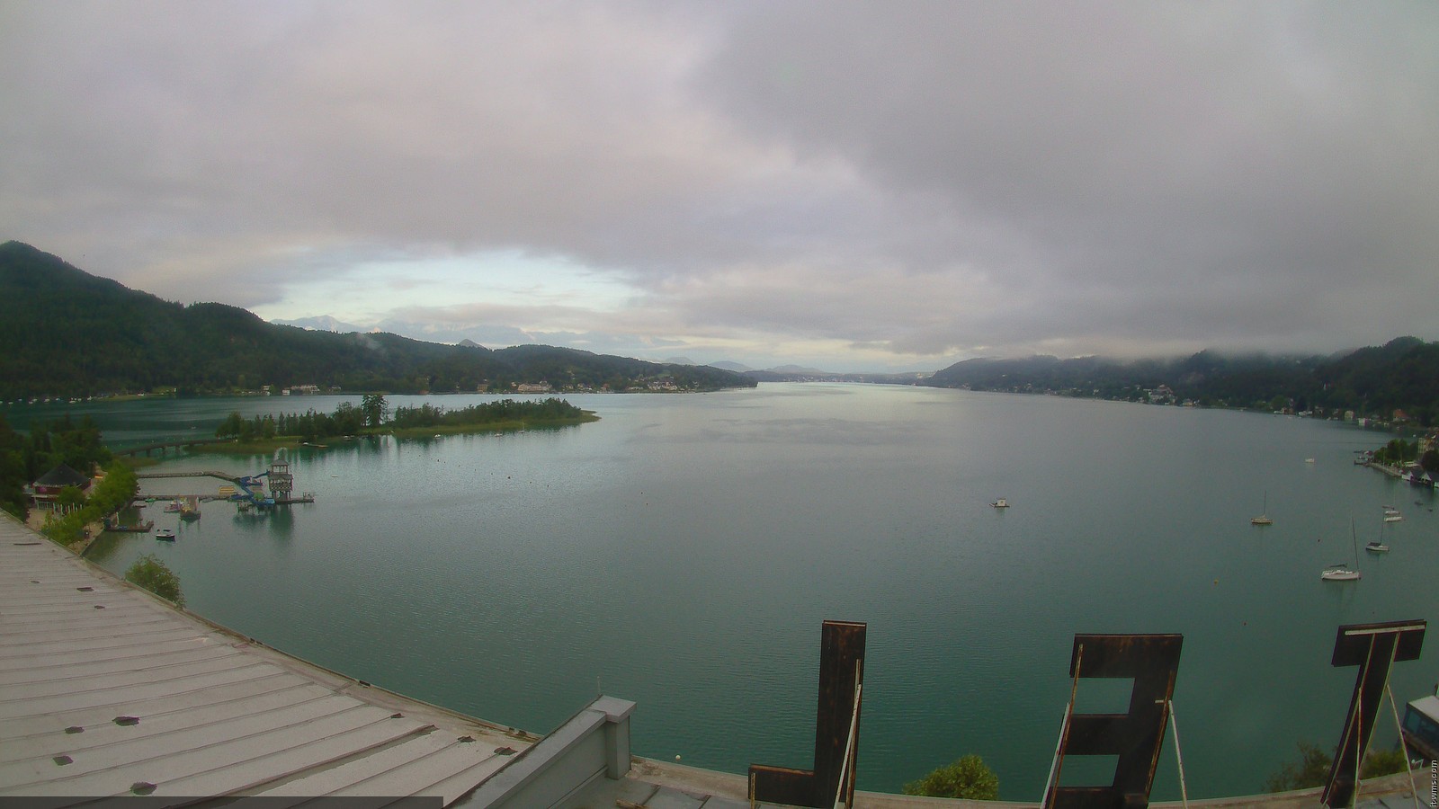 Archiv Foto Webcam Parkhotel Pörtschach am Wörthersee