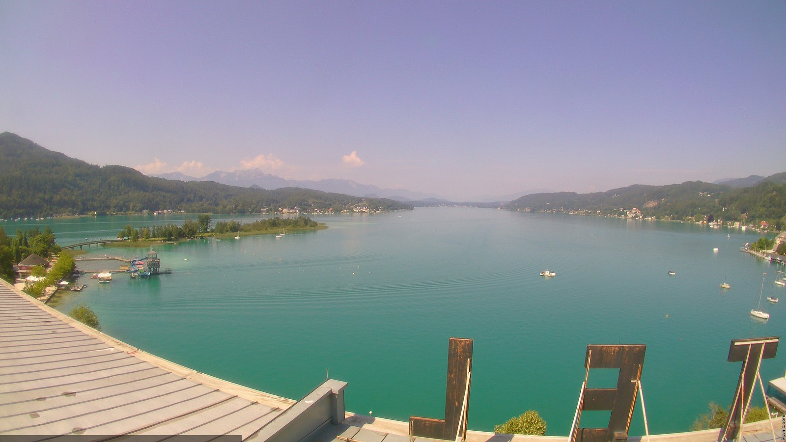 Archiv Foto Webcam Parkhotel Pörtschach am Wörthersee