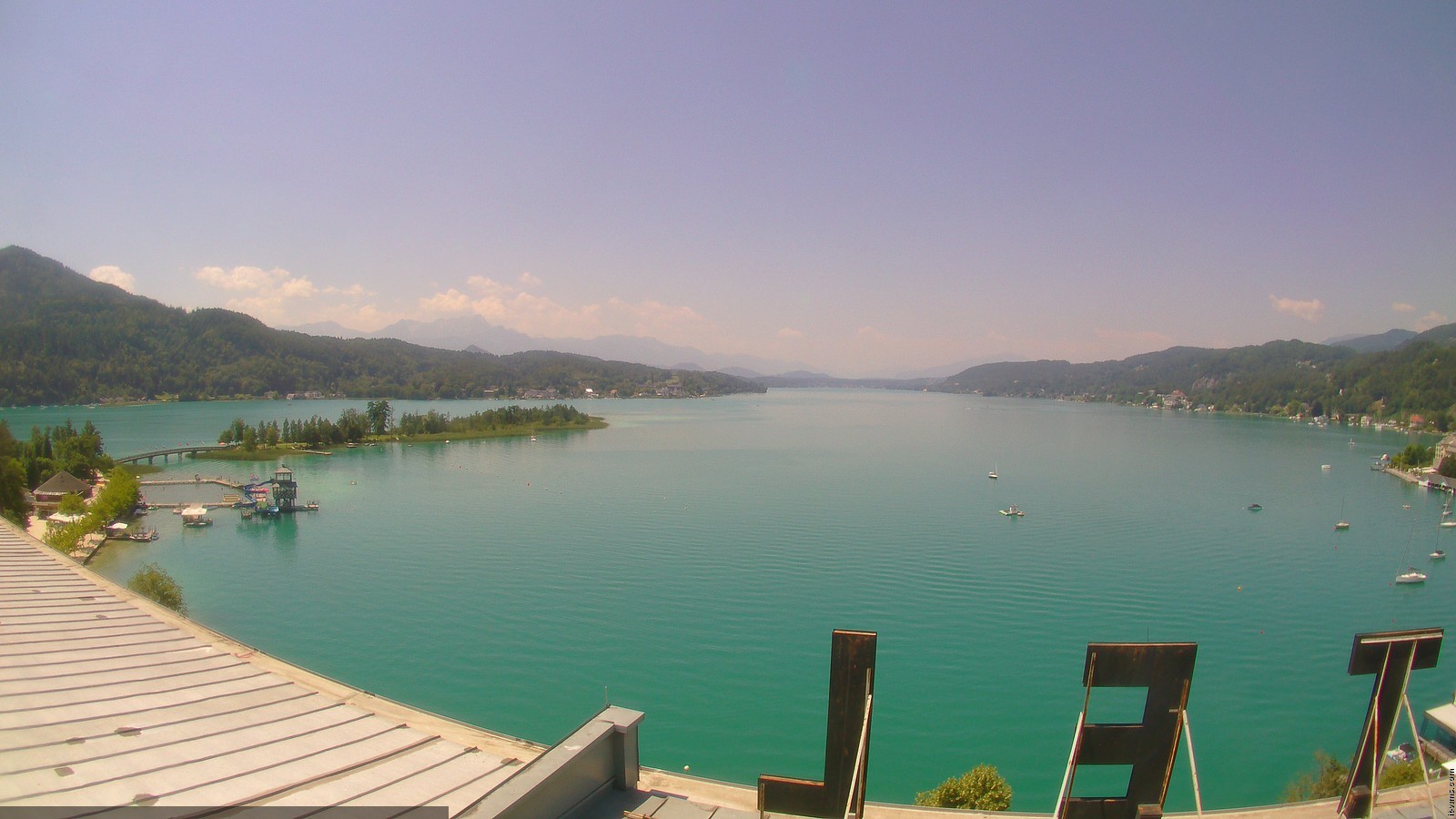 Archiv Foto Webcam Parkhotel Pörtschach am Wörthersee