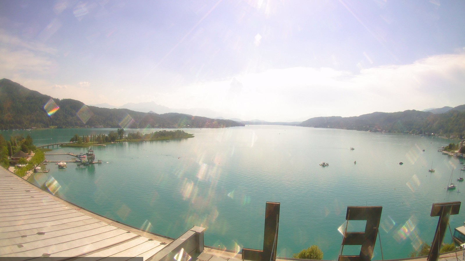 Archiv Foto Webcam Parkhotel Pörtschach am Wörthersee