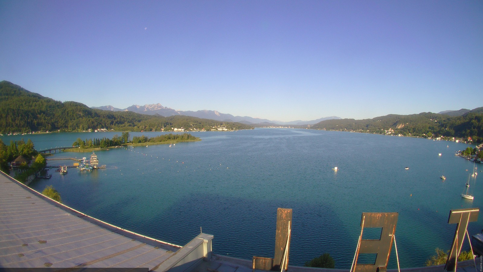 Archiv Foto Webcam Parkhotel Pörtschach am Wörthersee