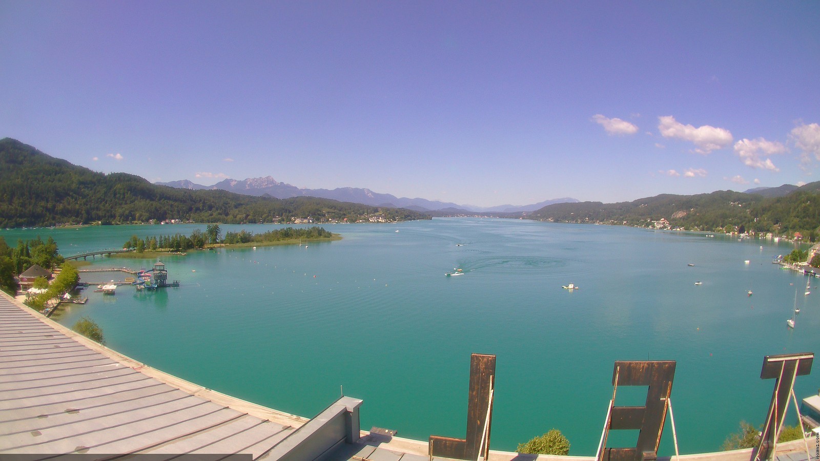 Archiv Foto Webcam Parkhotel Pörtschach am Wörthersee
