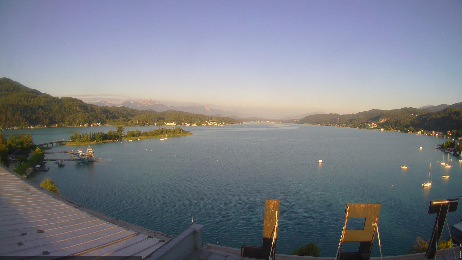 Archiv Foto Webcam Parkhotel Pörtschach am Wörthersee