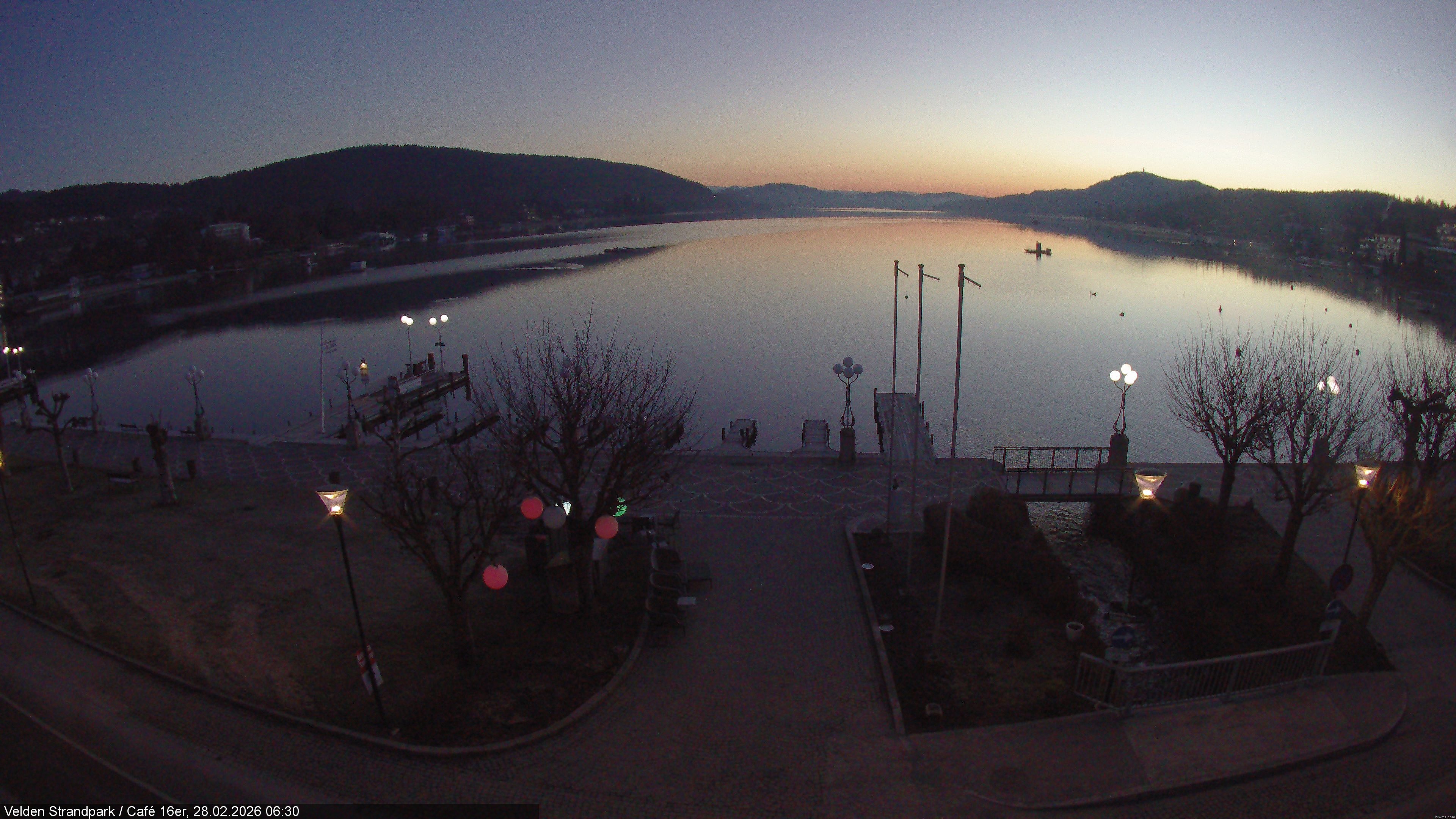 Archiv Foto Webcam Velden Strandpark - Wörthersee