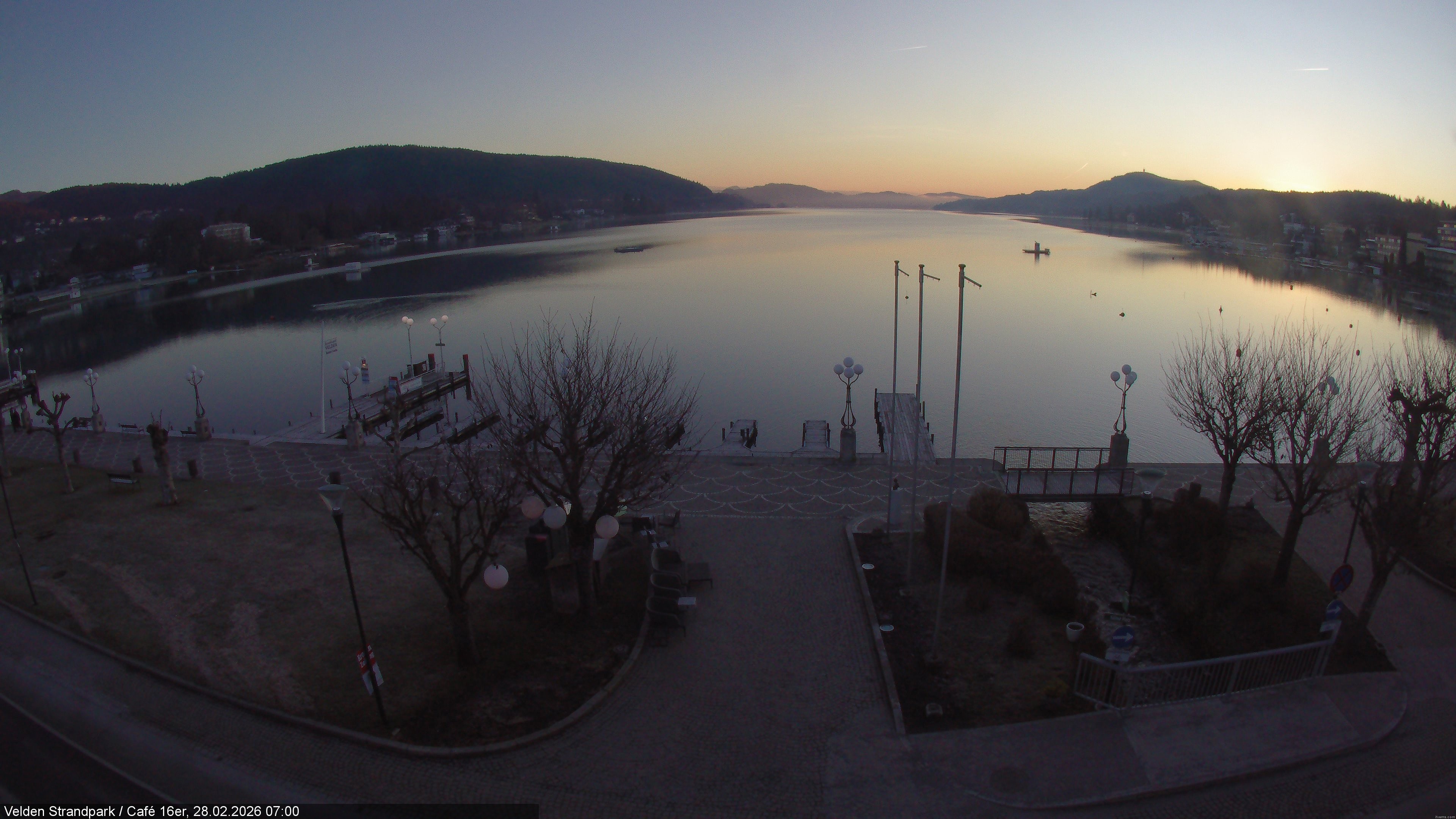 Archiv Foto Webcam Velden Strandpark - Wörthersee