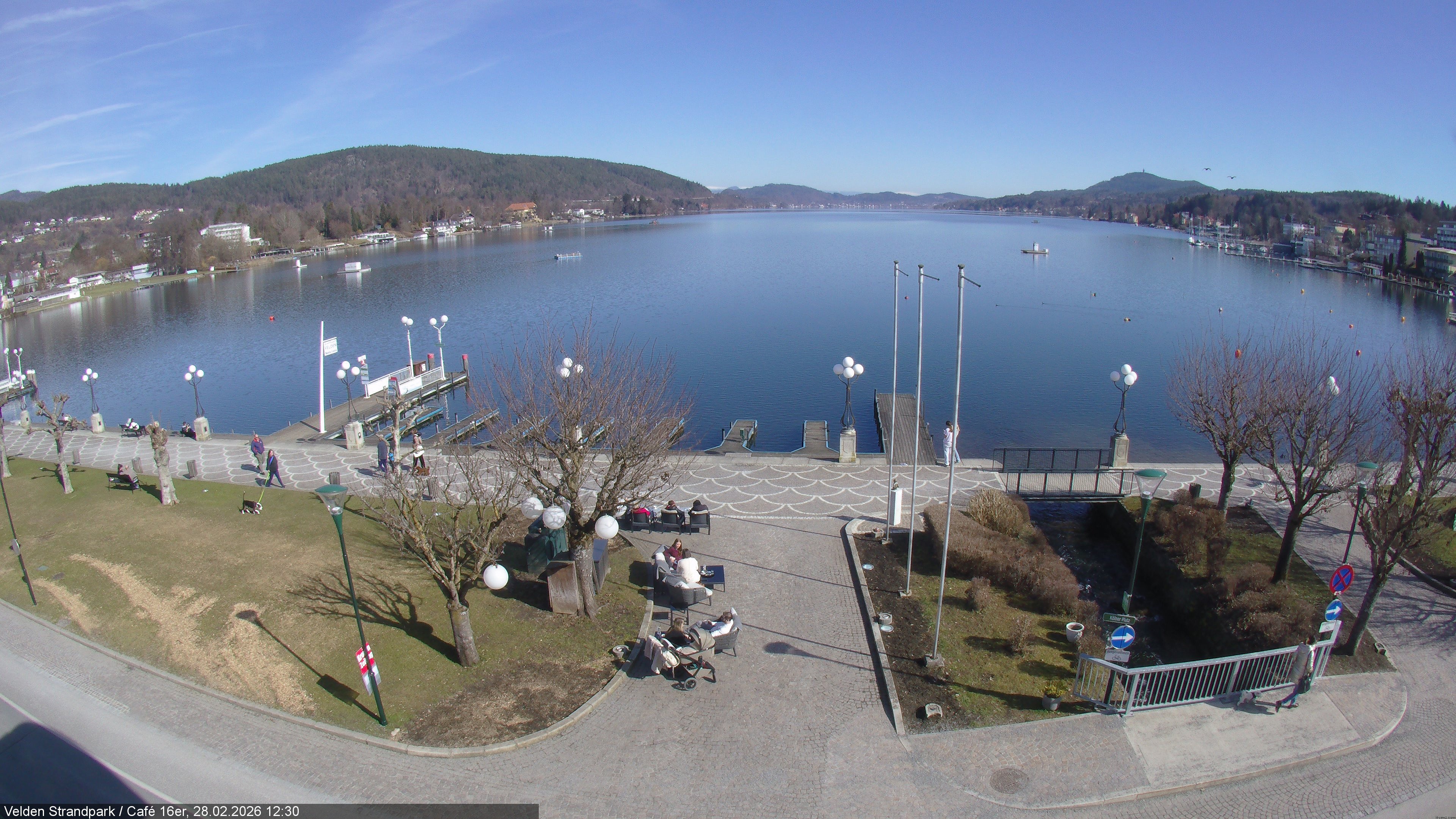 Archiv Foto Webcam Velden Strandpark - Wörthersee