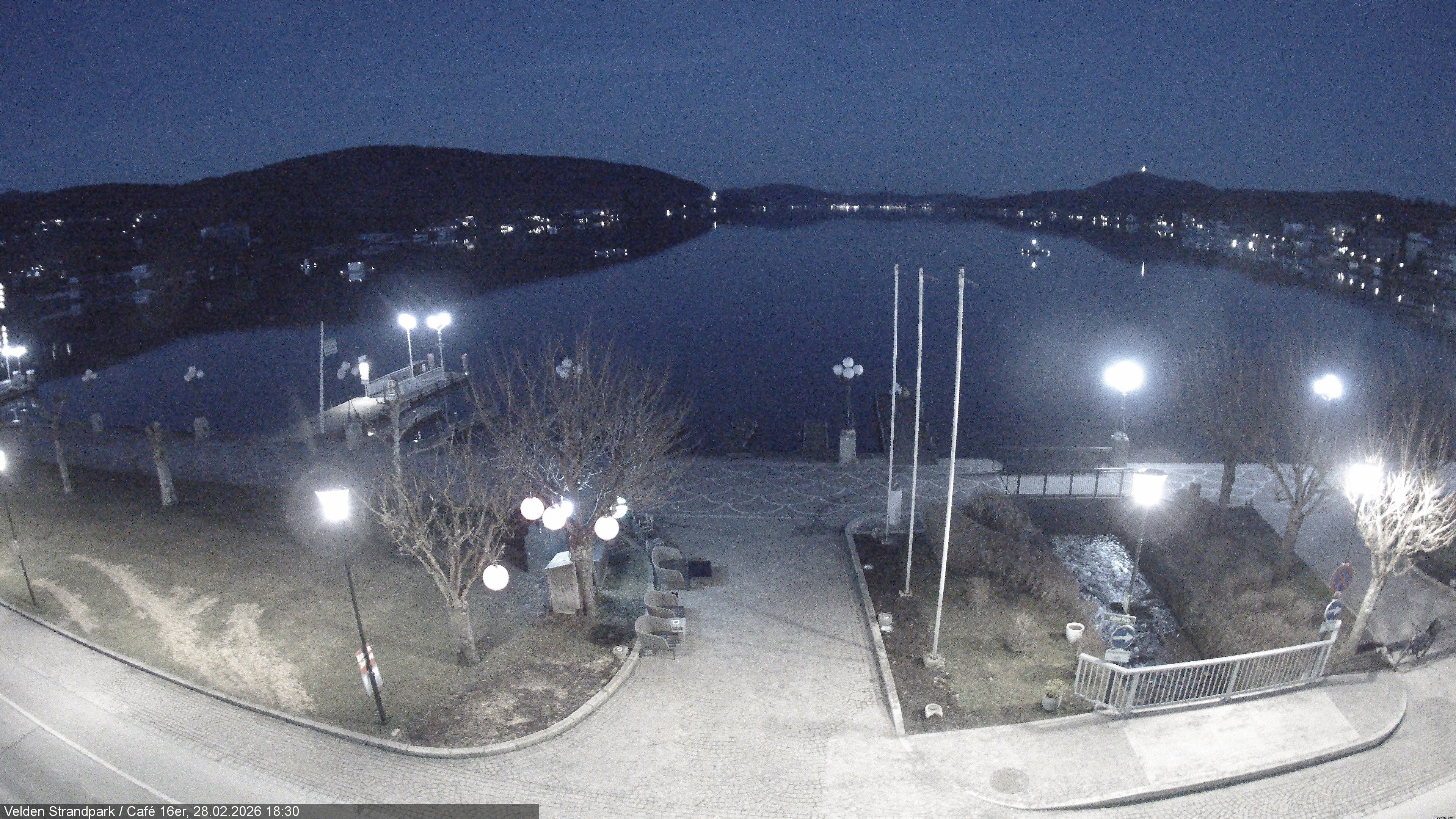 Archiv Foto Webcam Velden Strandpark - Wörthersee