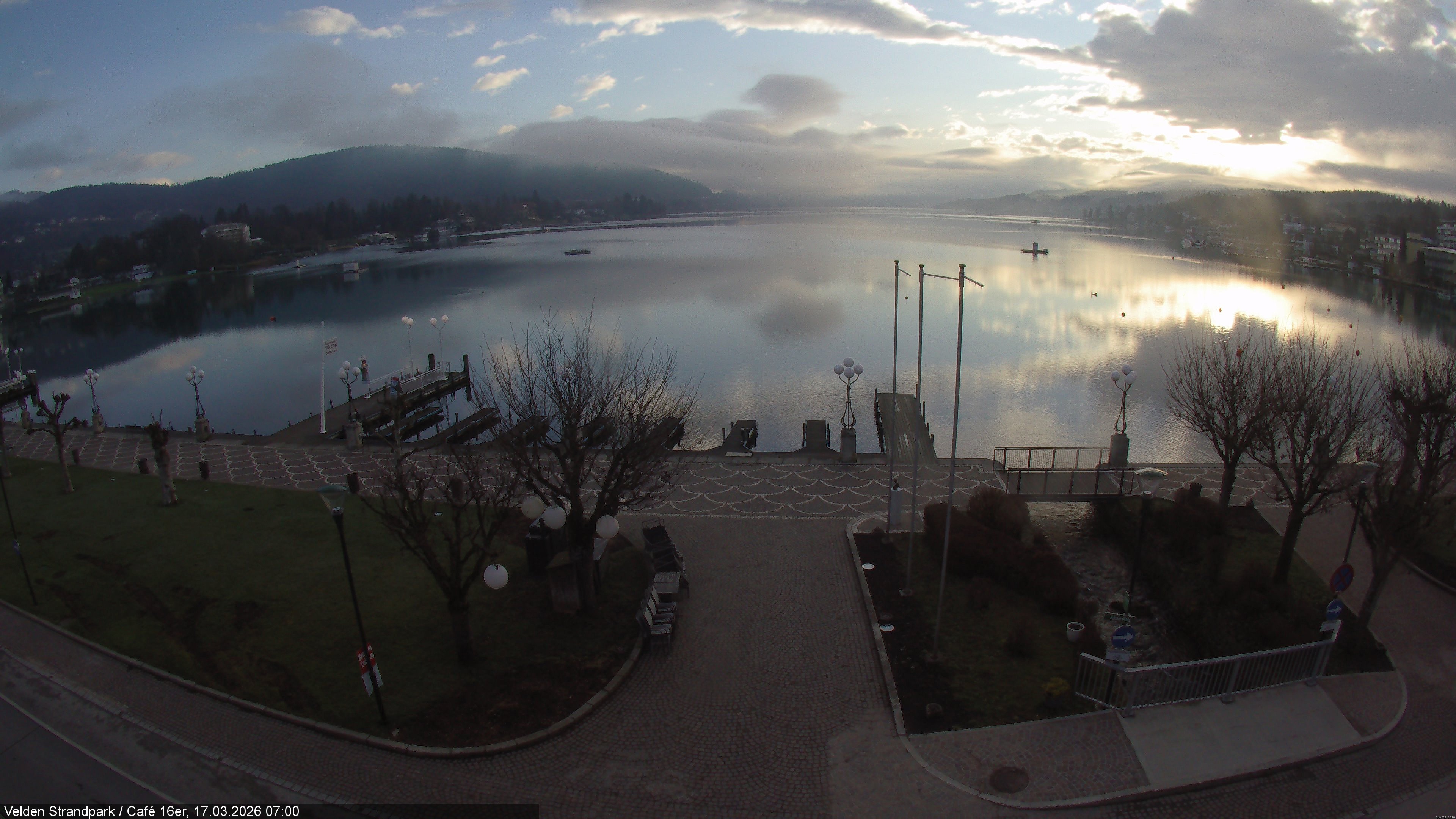 Archiv Foto Webcam Velden Strandpark - Wörthersee