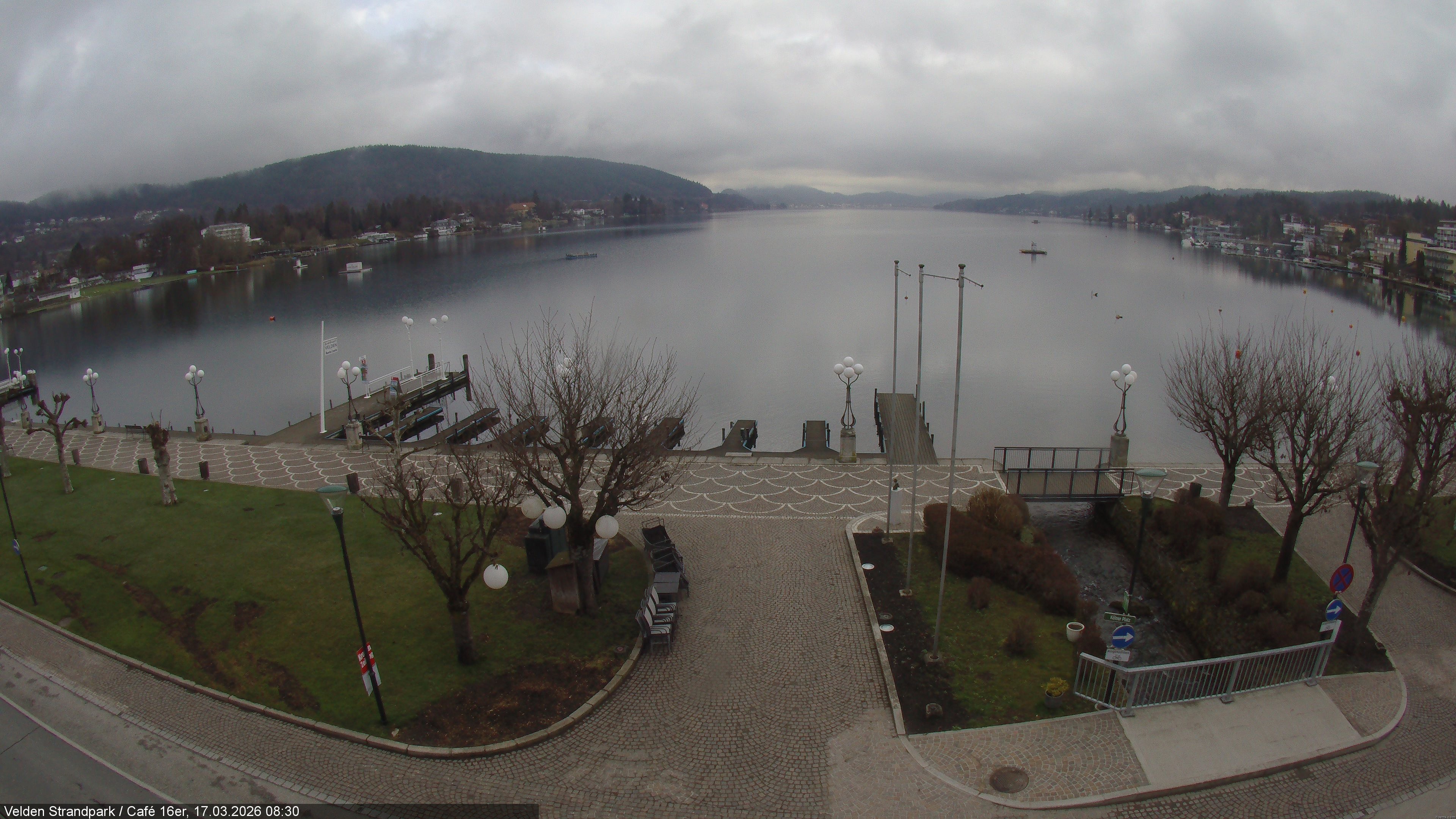 Archiv Foto Webcam Velden Strandpark - Wörthersee