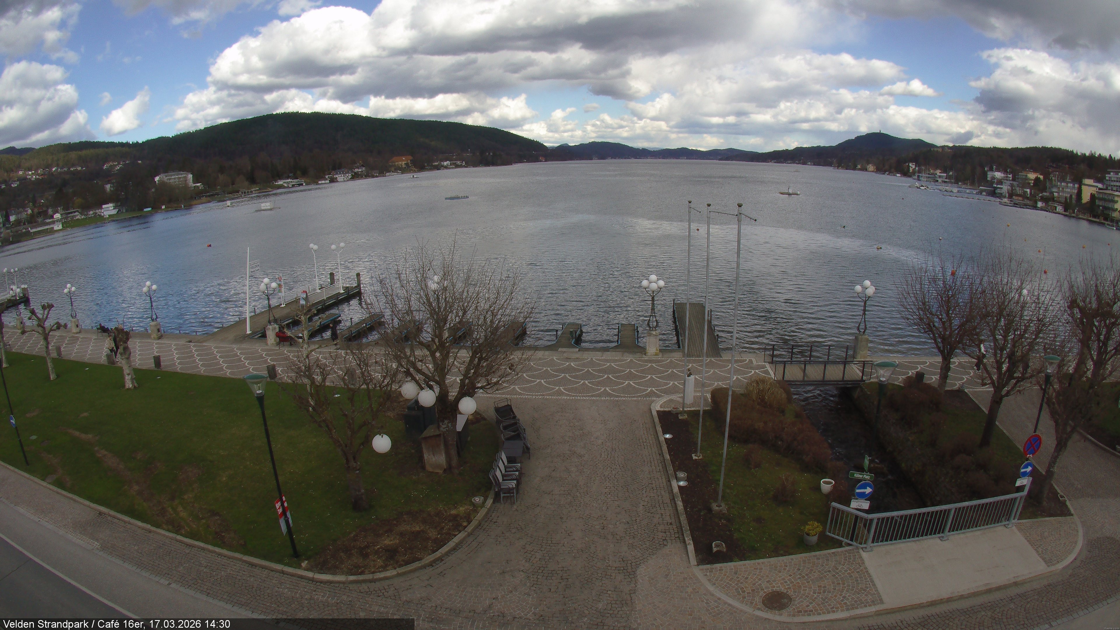 Archiv Foto Webcam Velden Strandpark - Wörthersee