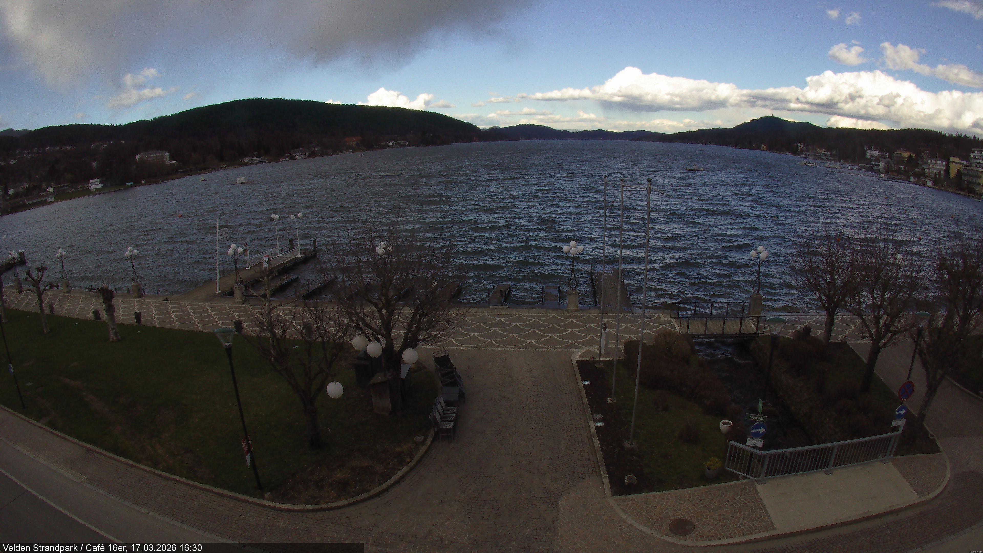 Archiv Foto Webcam Velden Strandpark - Wörthersee