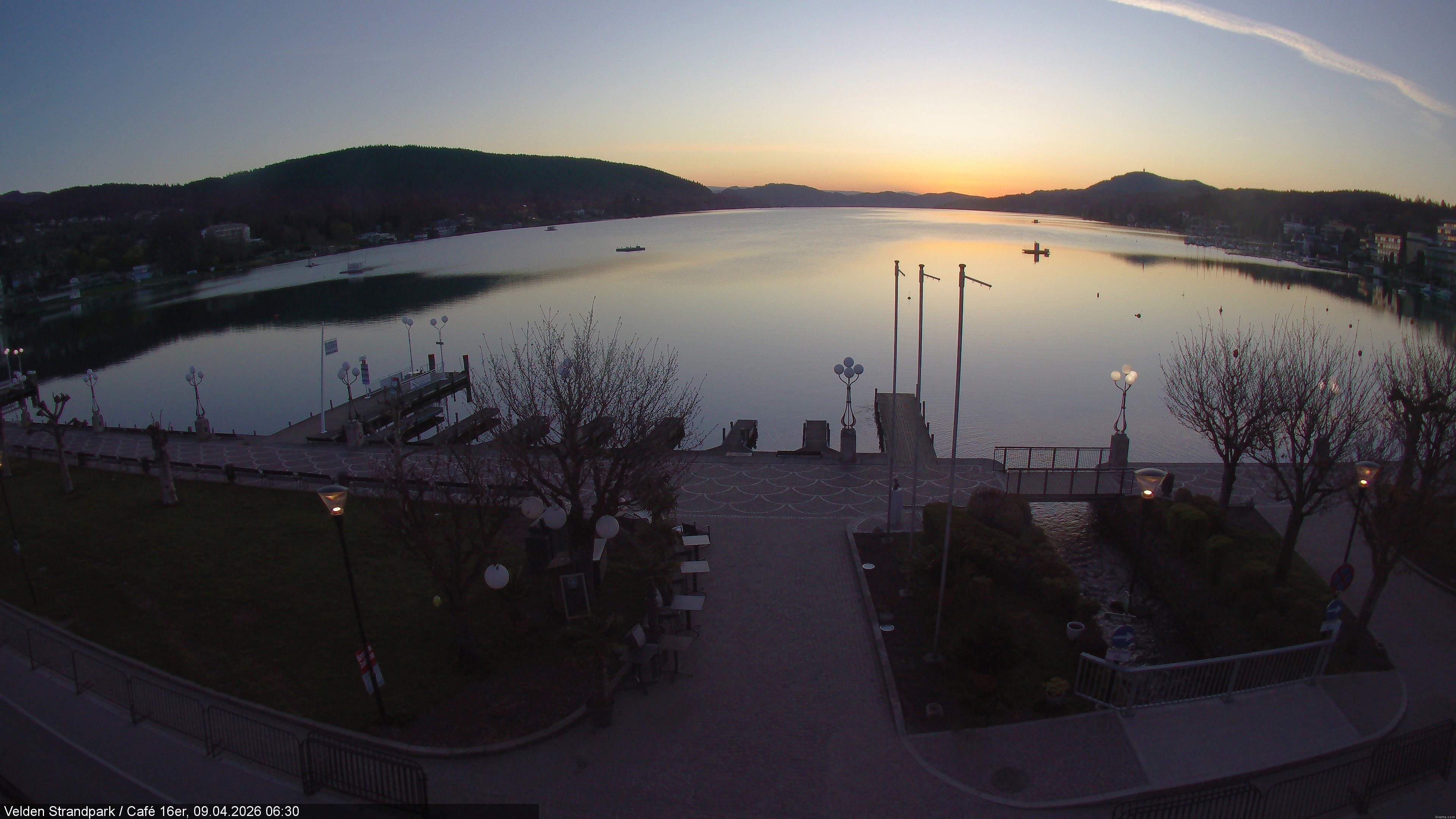 Archiv Foto Webcam Velden Strandpark - Wörthersee