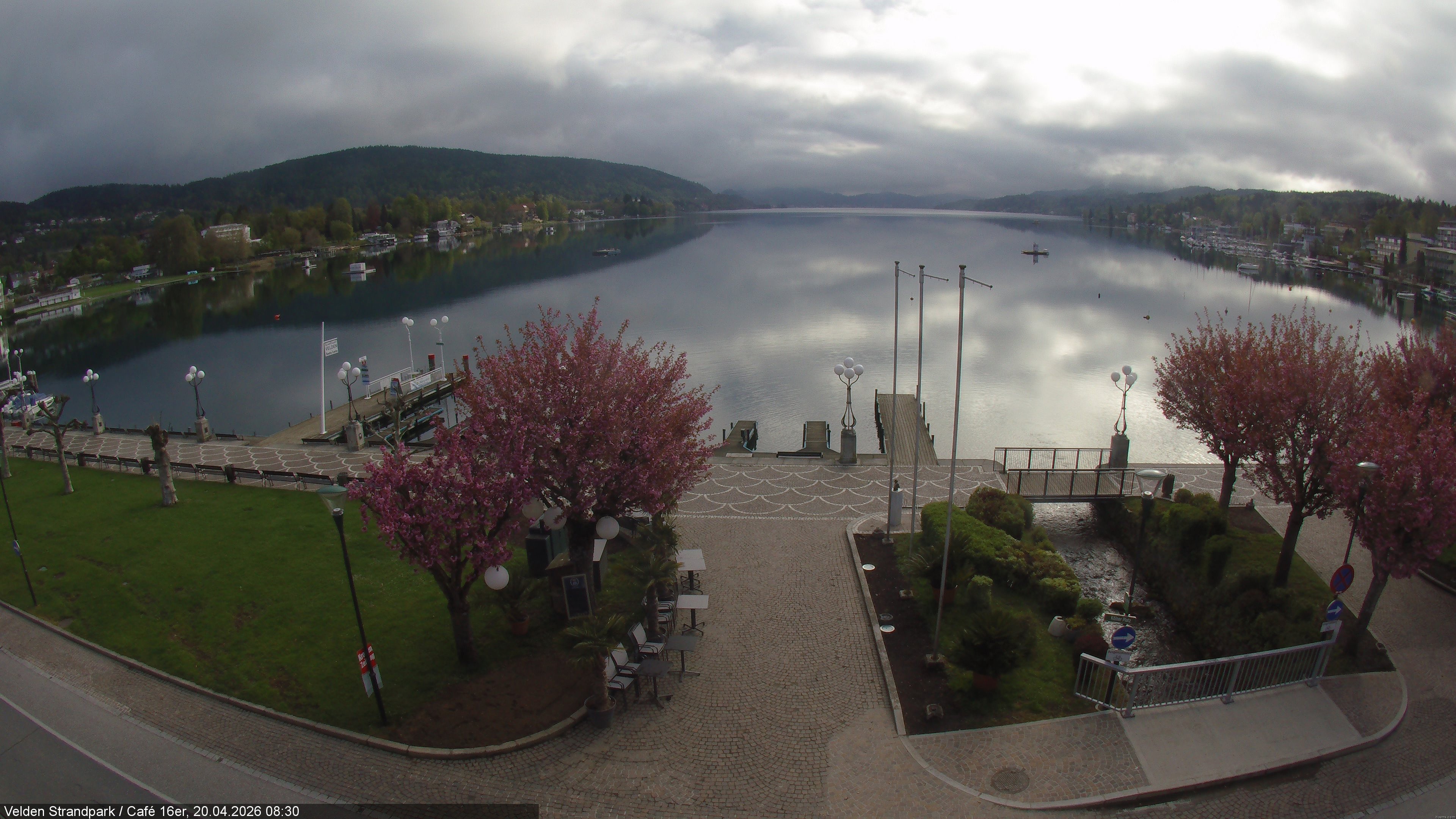 Archiv Foto Webcam Velden Strandpark - Wörthersee