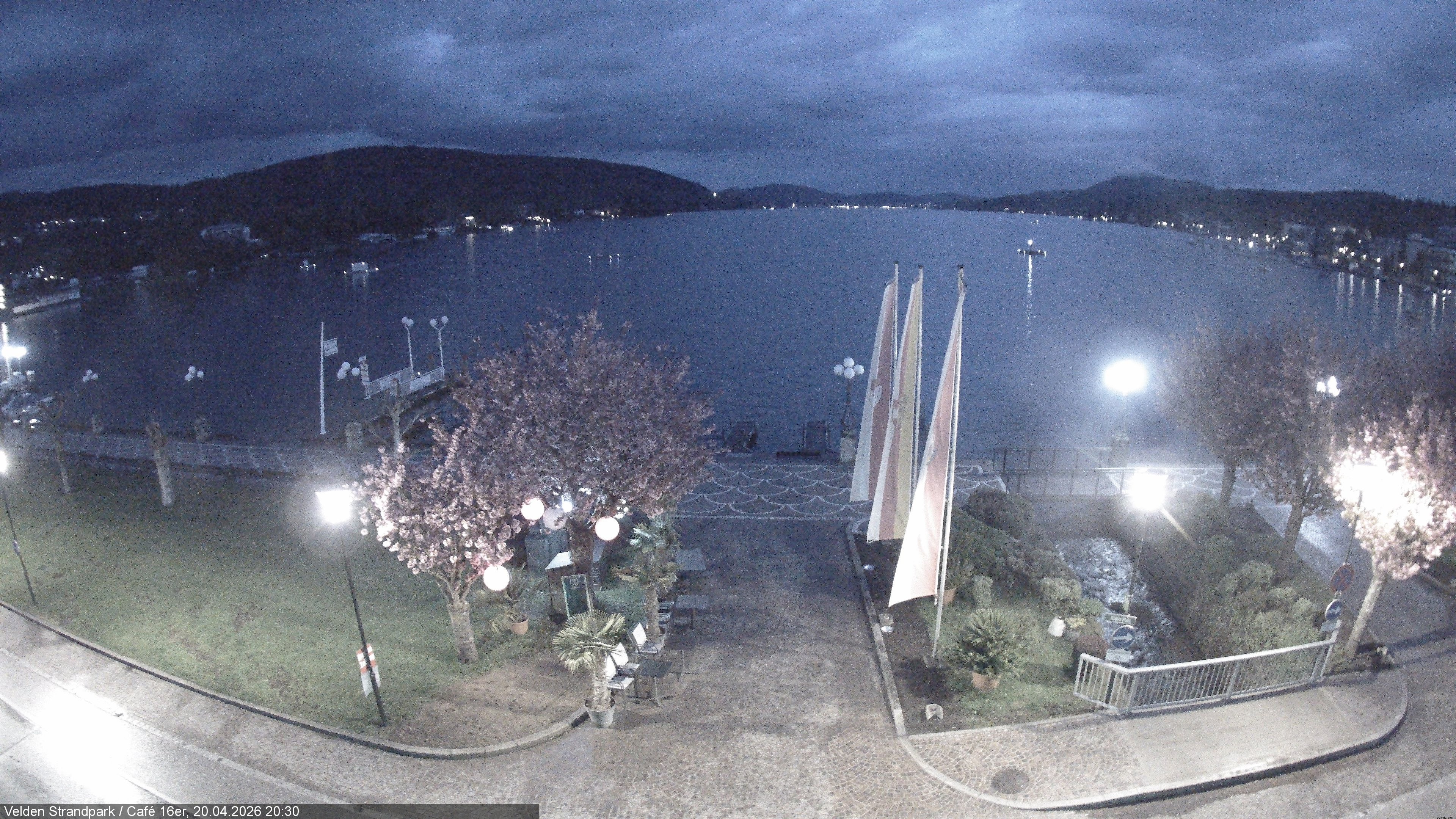 Archiv Foto Webcam Velden Strandpark - Wörthersee