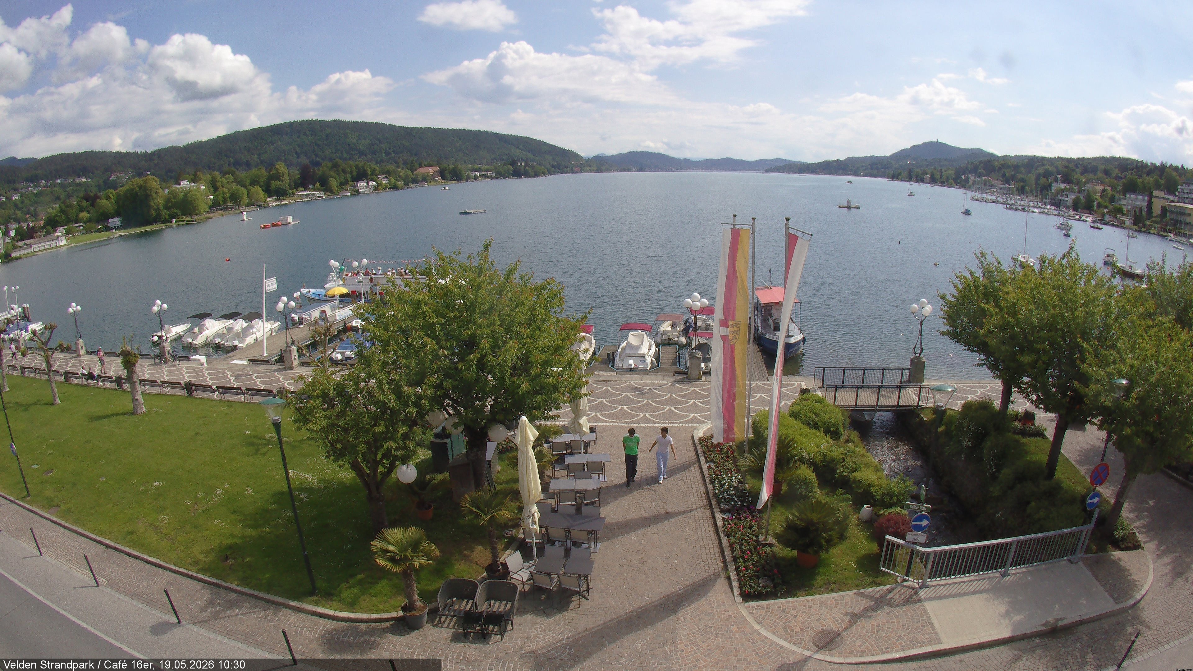 Archiv Foto Webcam Velden Strandpark - Wörthersee