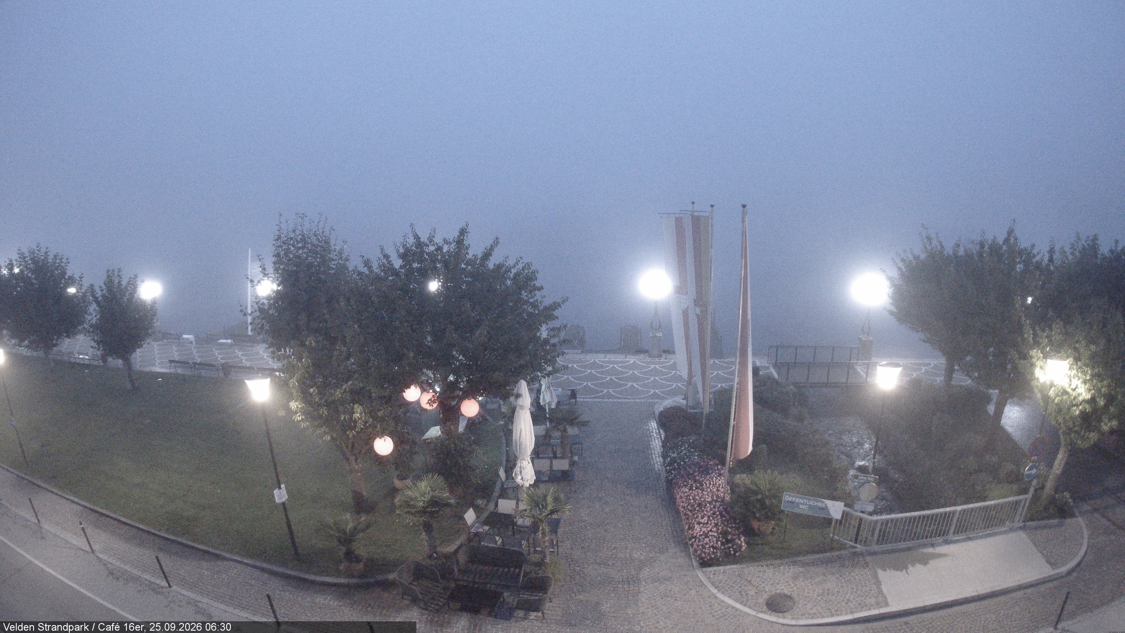 Archiv Foto Webcam Velden Strandpark - Wörthersee
