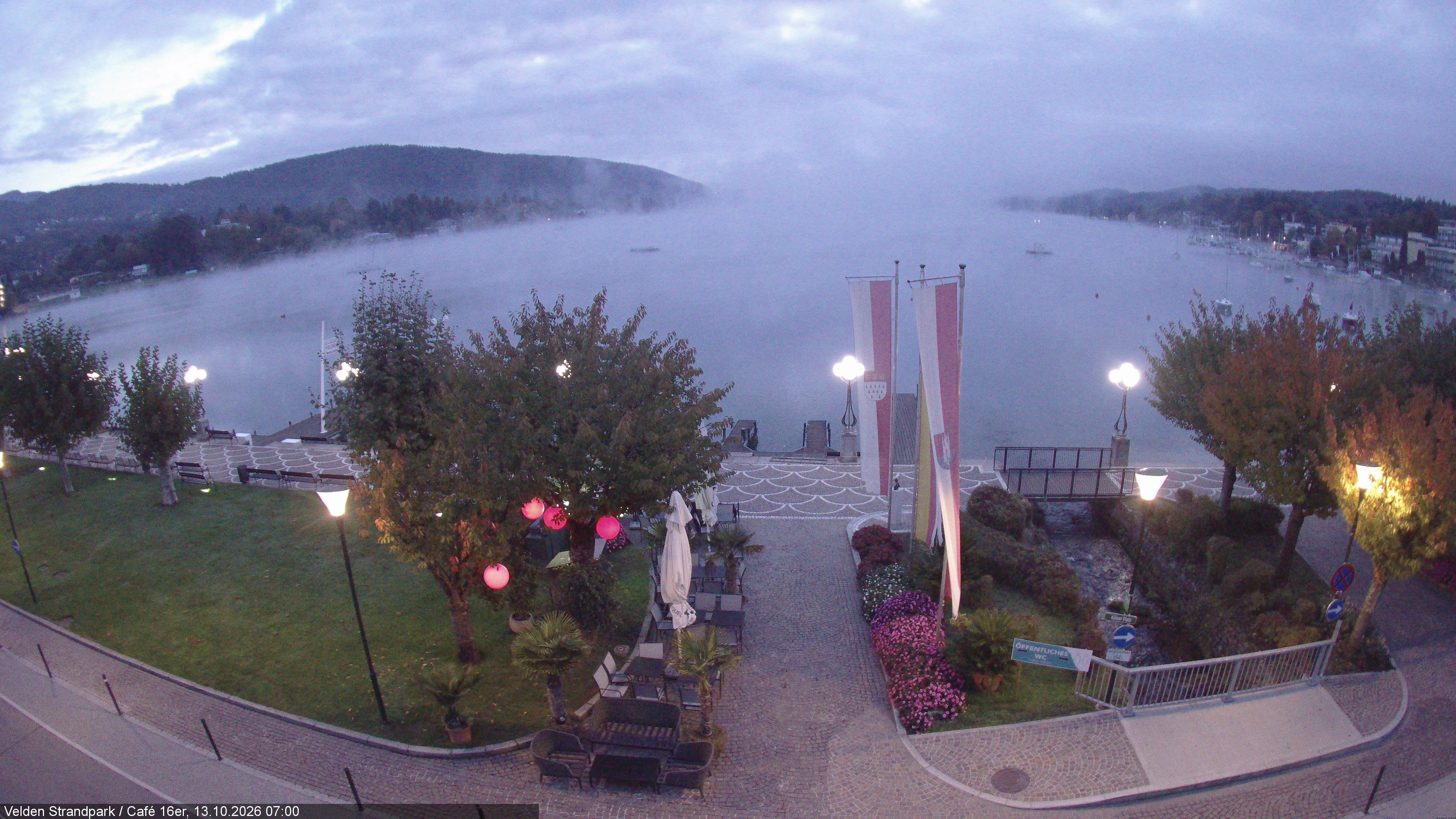 Archiv Foto Webcam Velden Strandpark - Wörthersee